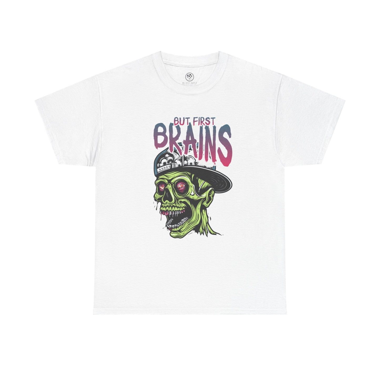 First Brains Zombie Tee – Creepy Horror Undead Shirt
