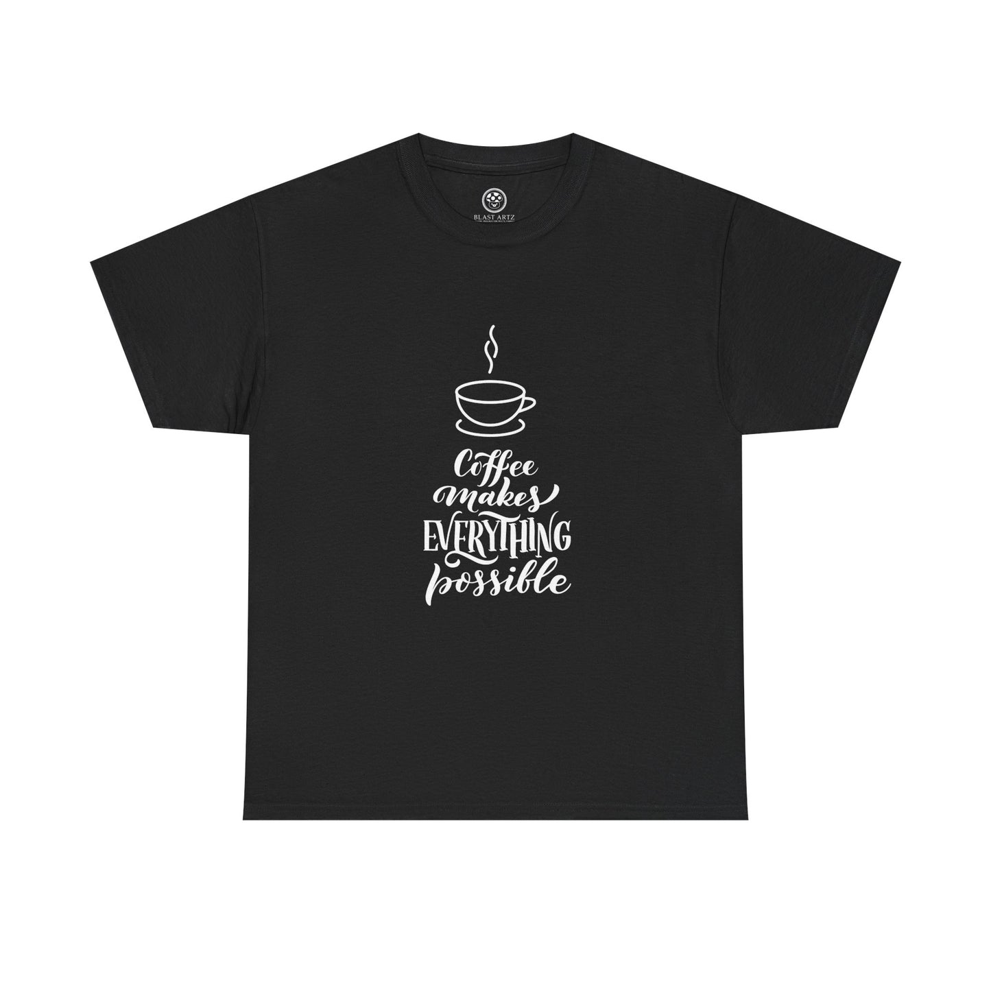 Coffee Makes Everything Possible Tee (Black)
