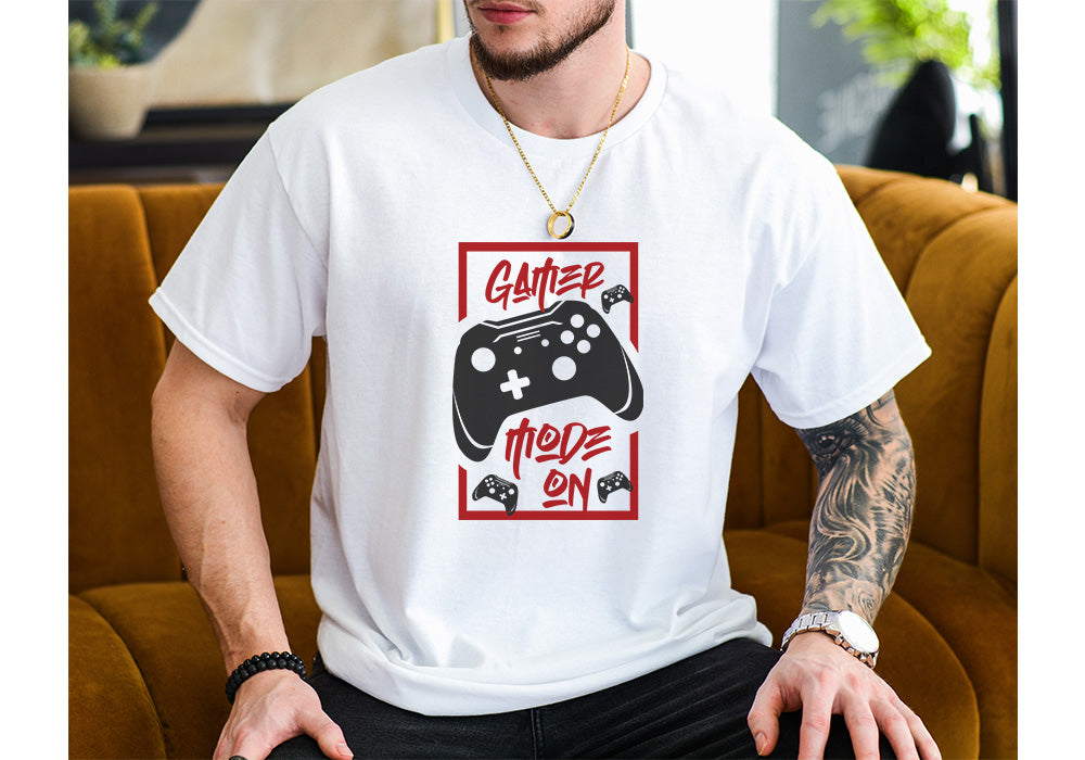 Gamer Mode ON Tee – Cool Gaming Shirt