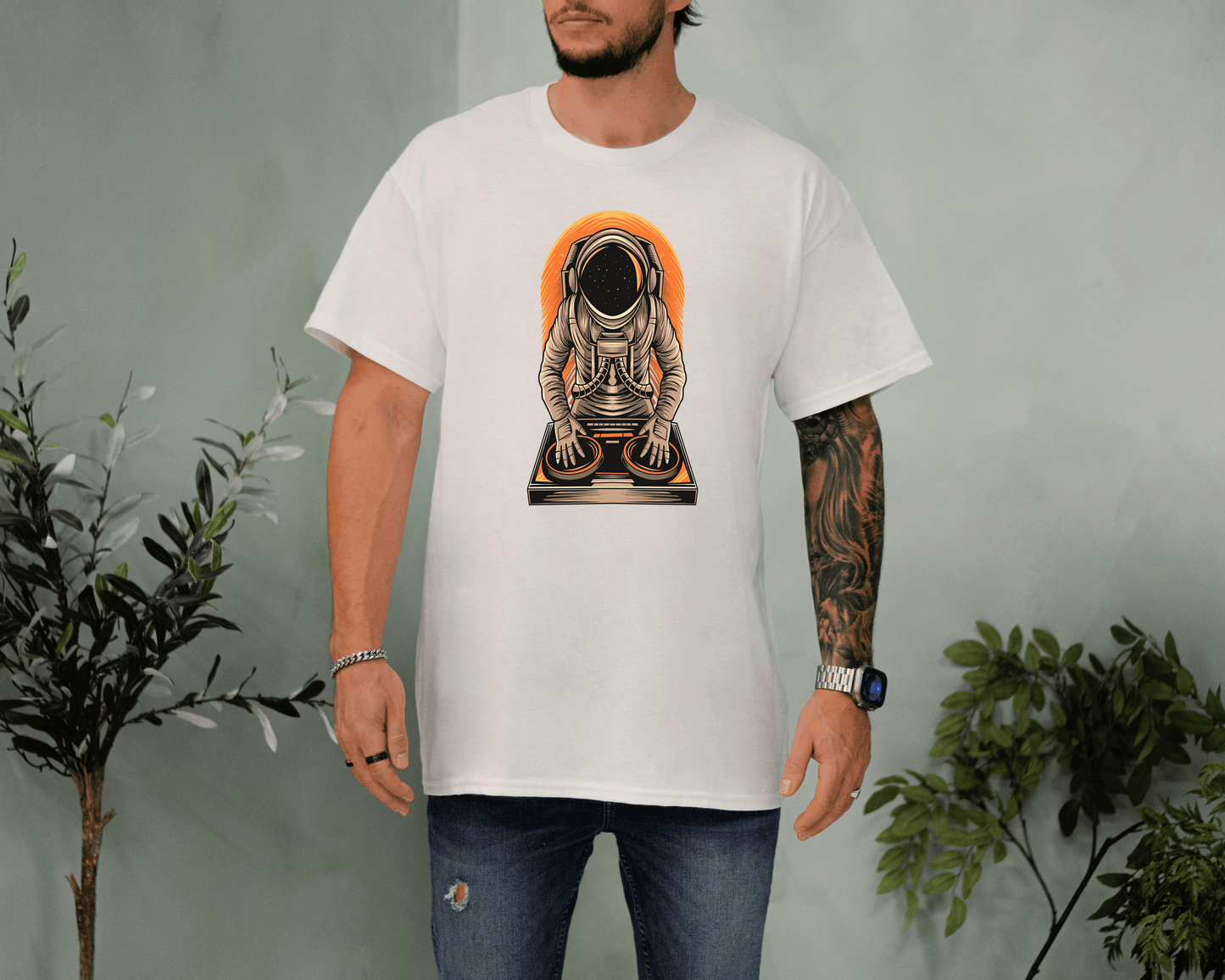 Astronaut DJ Tee - DJ in Space Tee