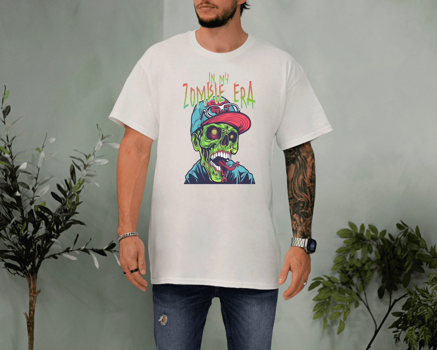 Zombie Era Tee – Retro Apocalypse Shirt