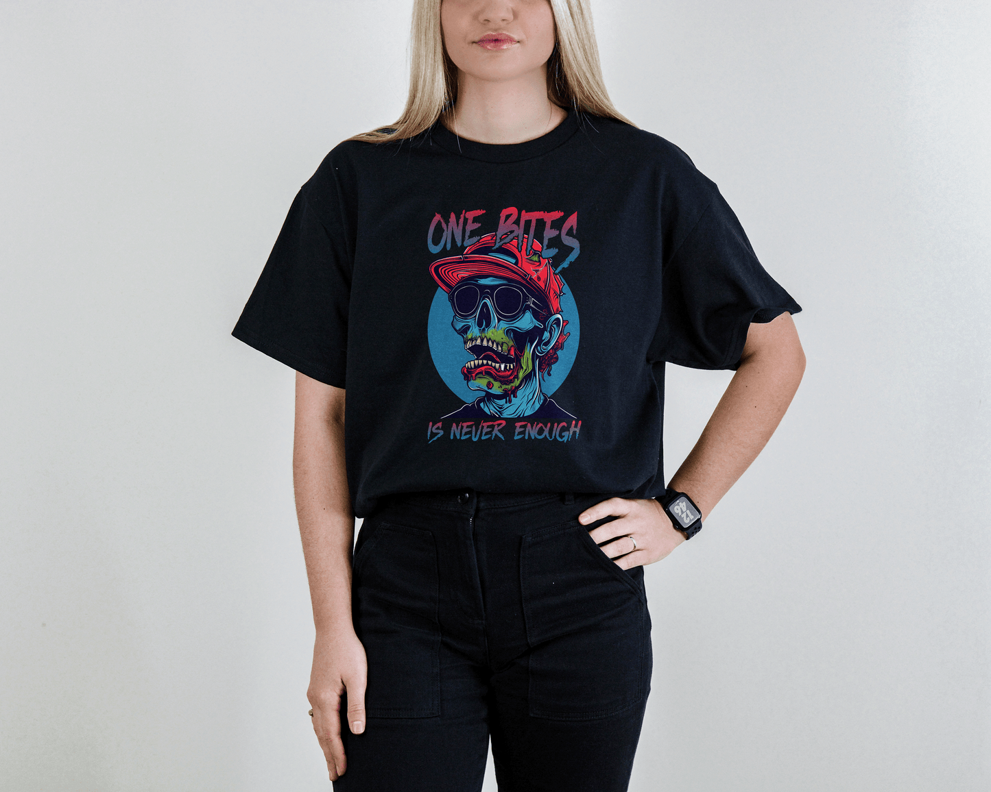 One Bite Zombie Attack Tee – Creepy Horror Shirt