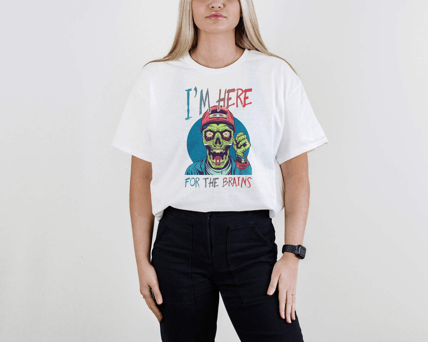 Love of Brains Zombie Tee – Creepy Undead Horror T-Shirt