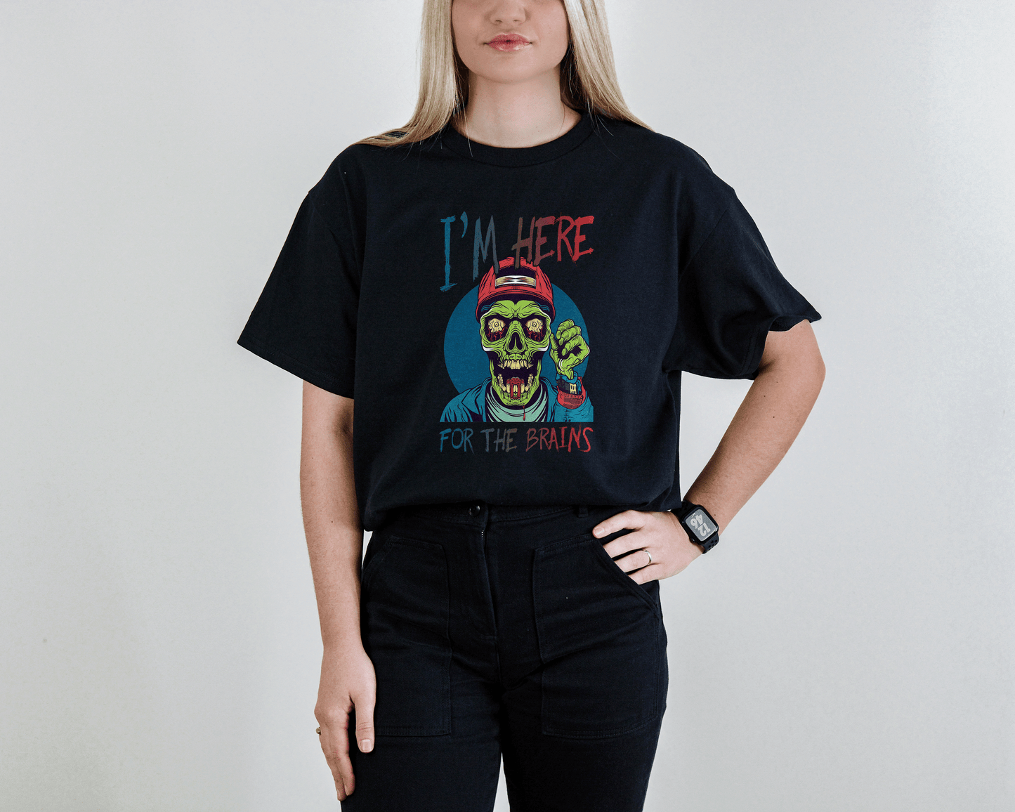 Love of Brains Zombie Tee – Creepy Undead Horror T-Shirt