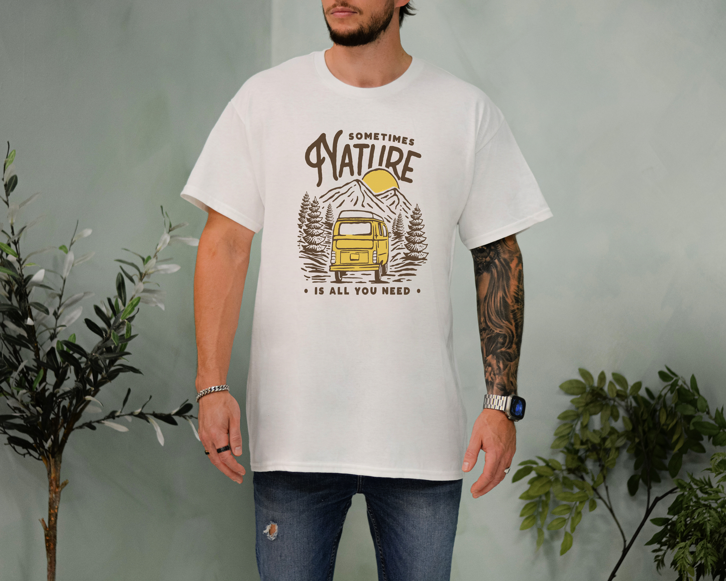 Nature Life Tee – Happy Vibes Adventure Shirt