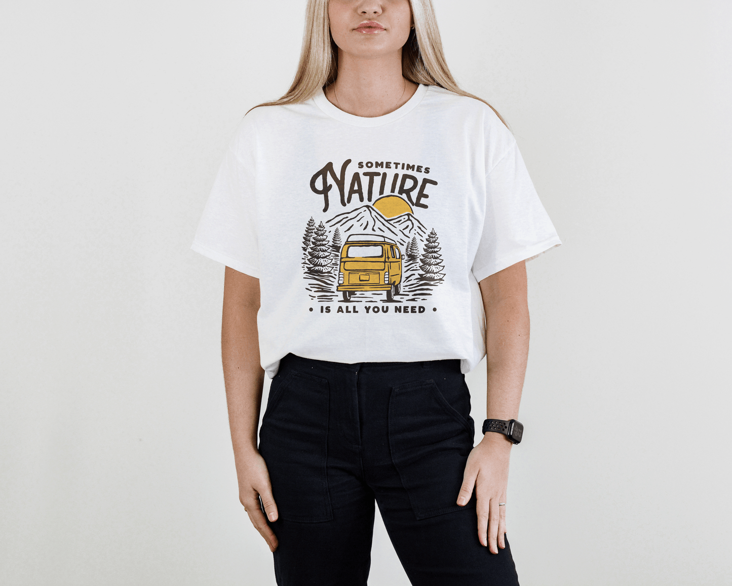 Nature Life Tee – Happy Vibes Adventure Shirt