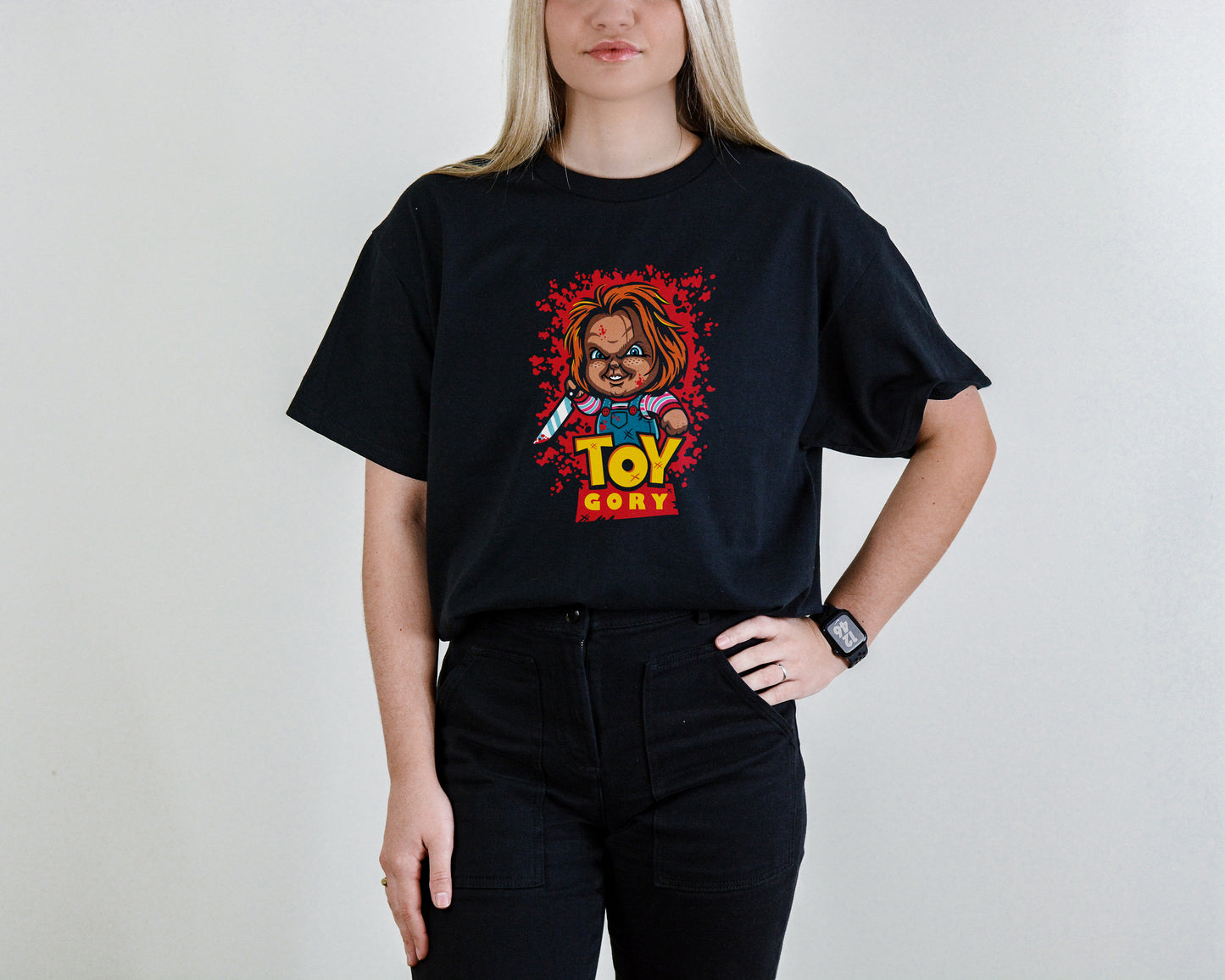 Toy Gory Tee – Creepy Doll Horror Shirt