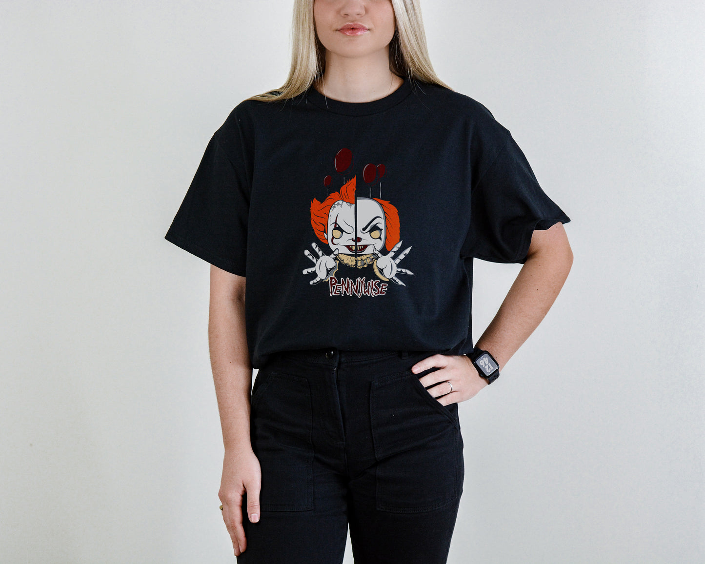 Wicked Jester Tee – Gothic Carnival Horror Shirt
