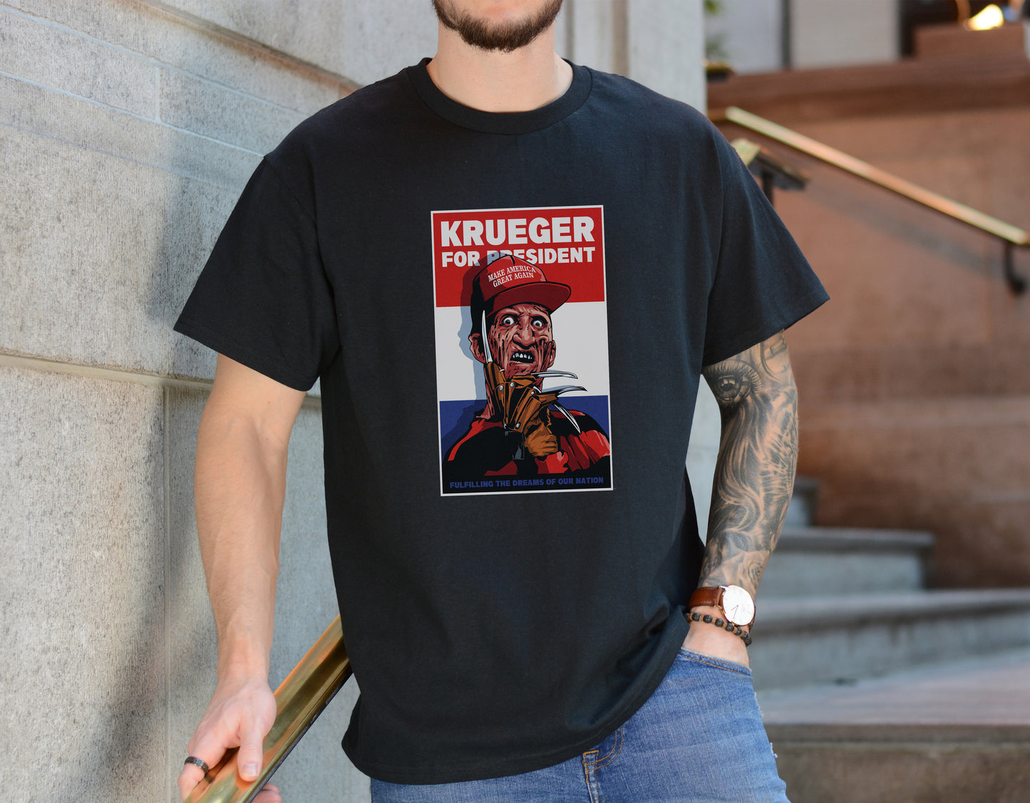 Horror President Tee – Parody Election Graphic Shirt