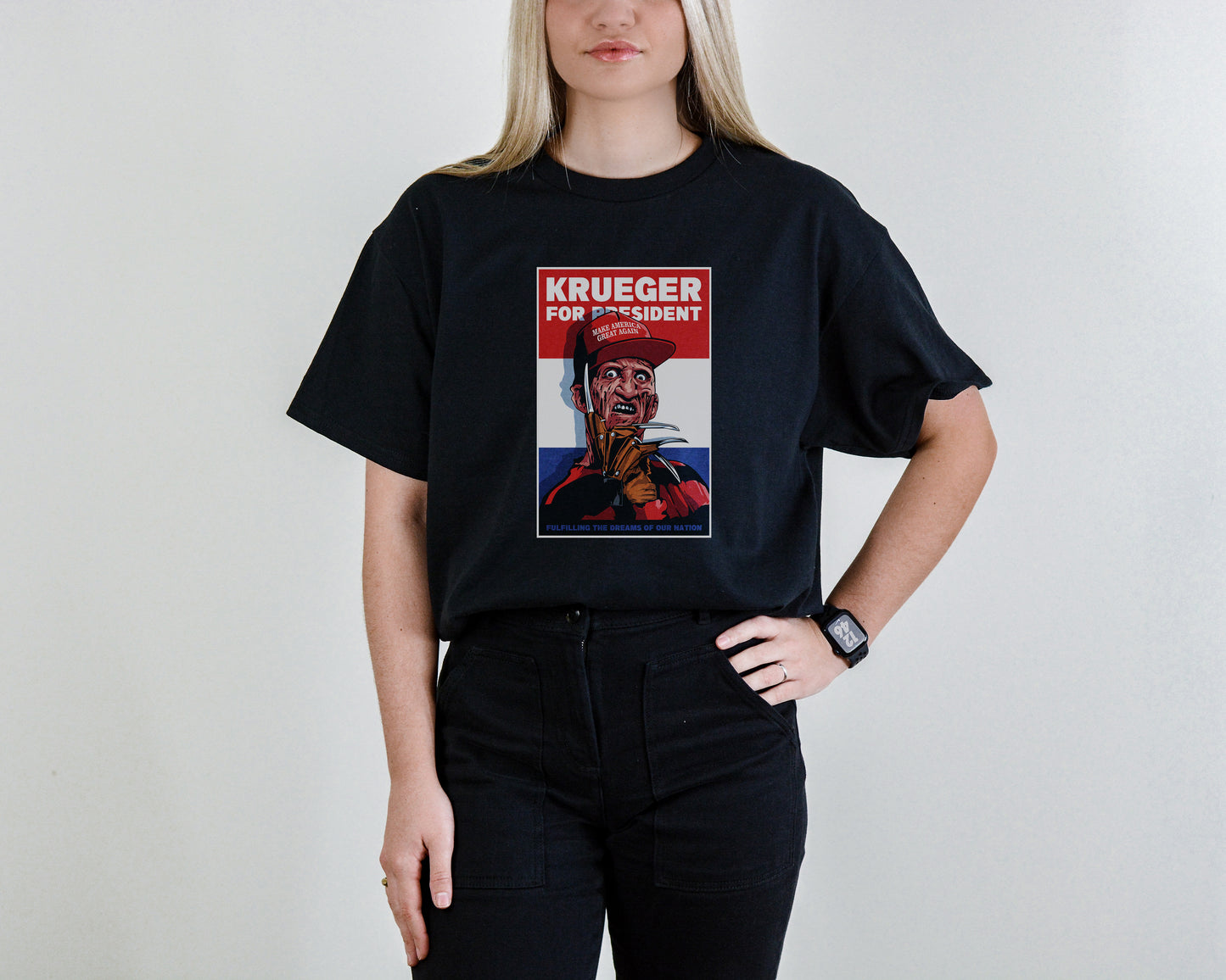 Horror President Tee – Parody Election Graphic Shirt