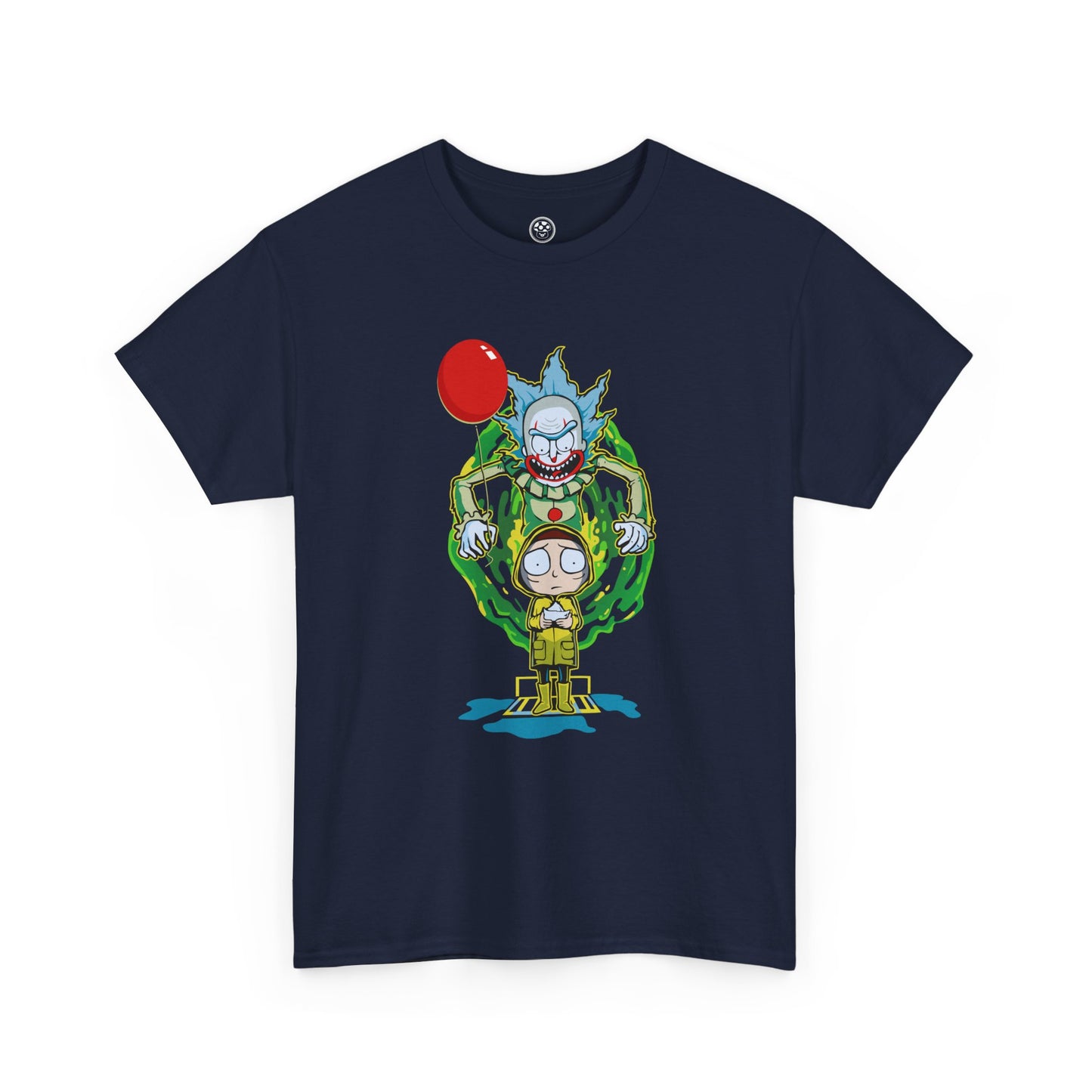 Balloon Horror Portal Tee – Cartoon Crossover Creepy Clown Shirt