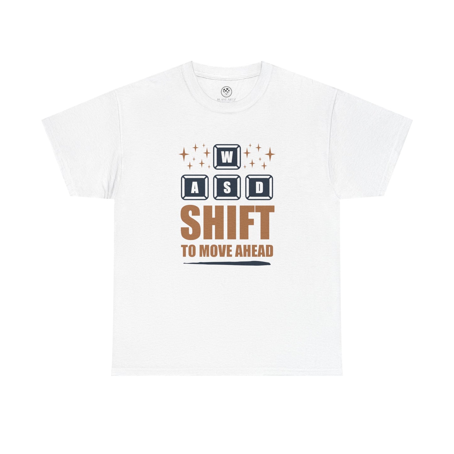 Shift to Move Ahead Tee – Funny PC Gamer Shirt