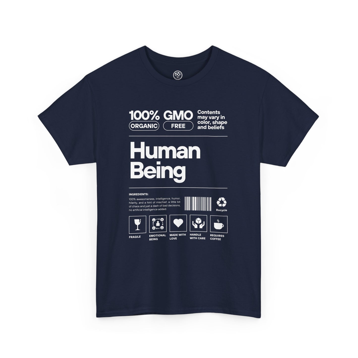 Human Being Spec Sheet Tee (Black)