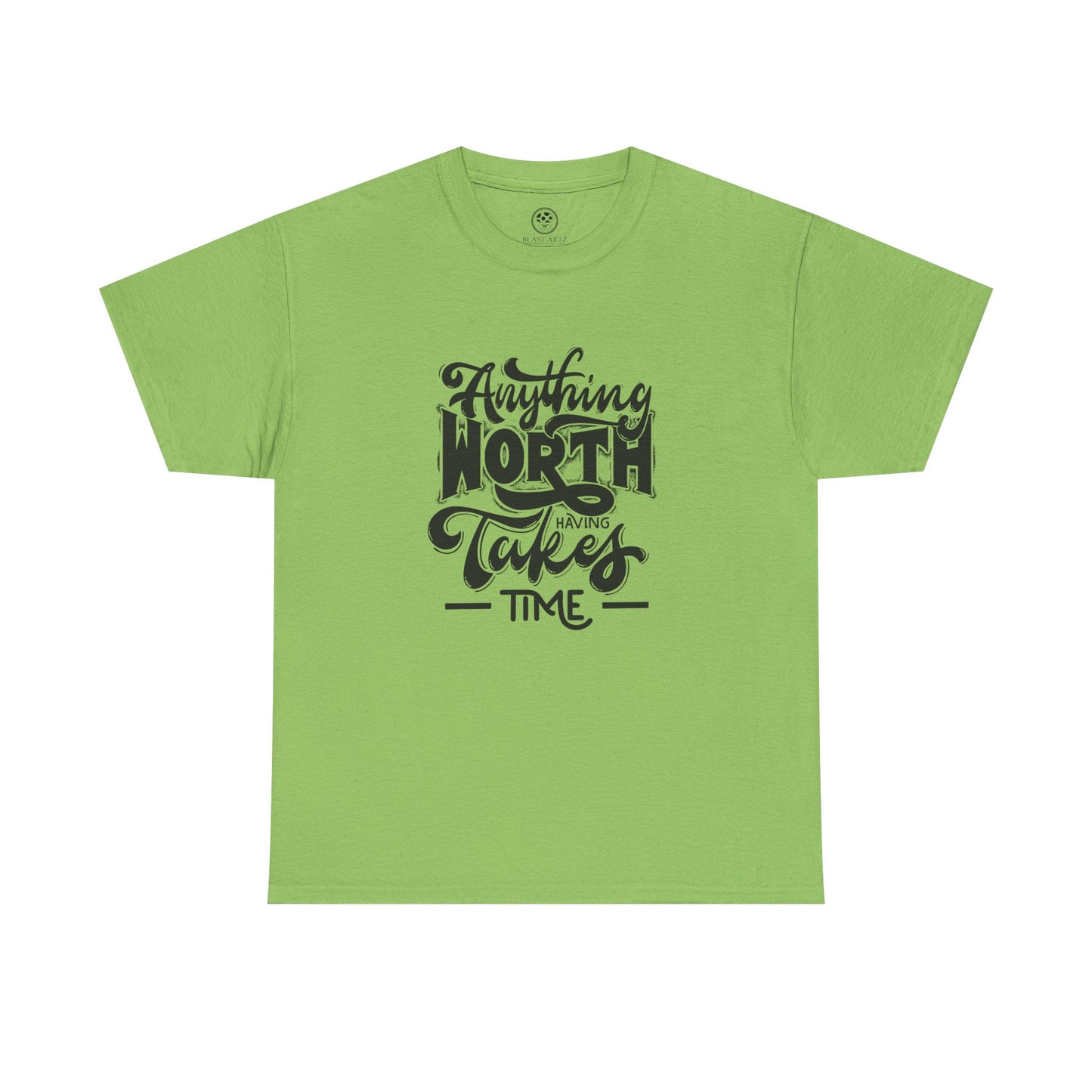 Worth Having White Tee – Motivational Gaming Shirt