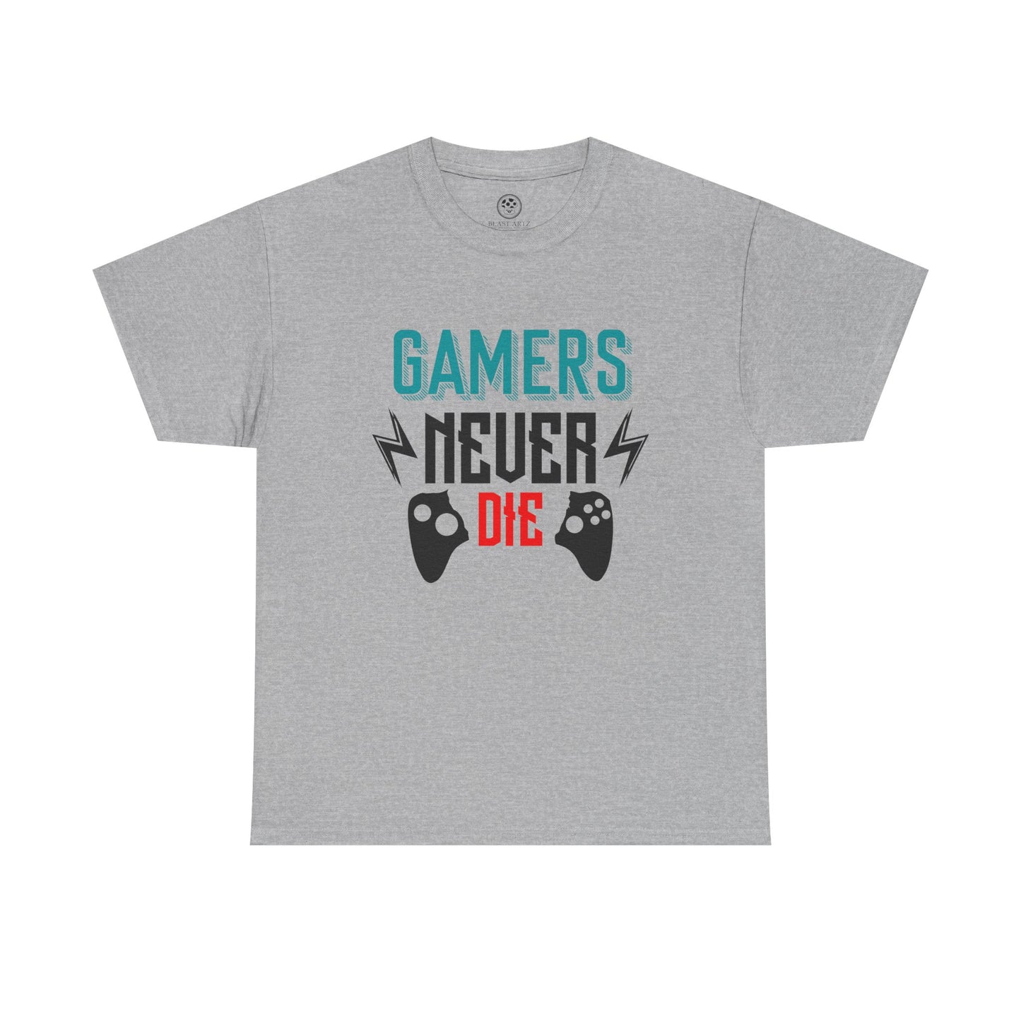 Gamers Never Die Tee – Cool Gaming Shirt