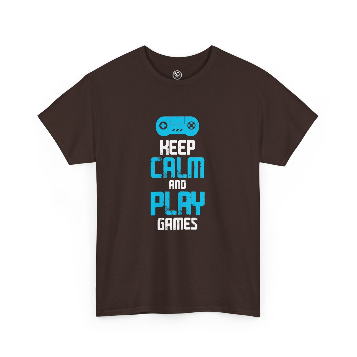 Keep Calm and Play Games Tee – Gamer Motivation Shirt