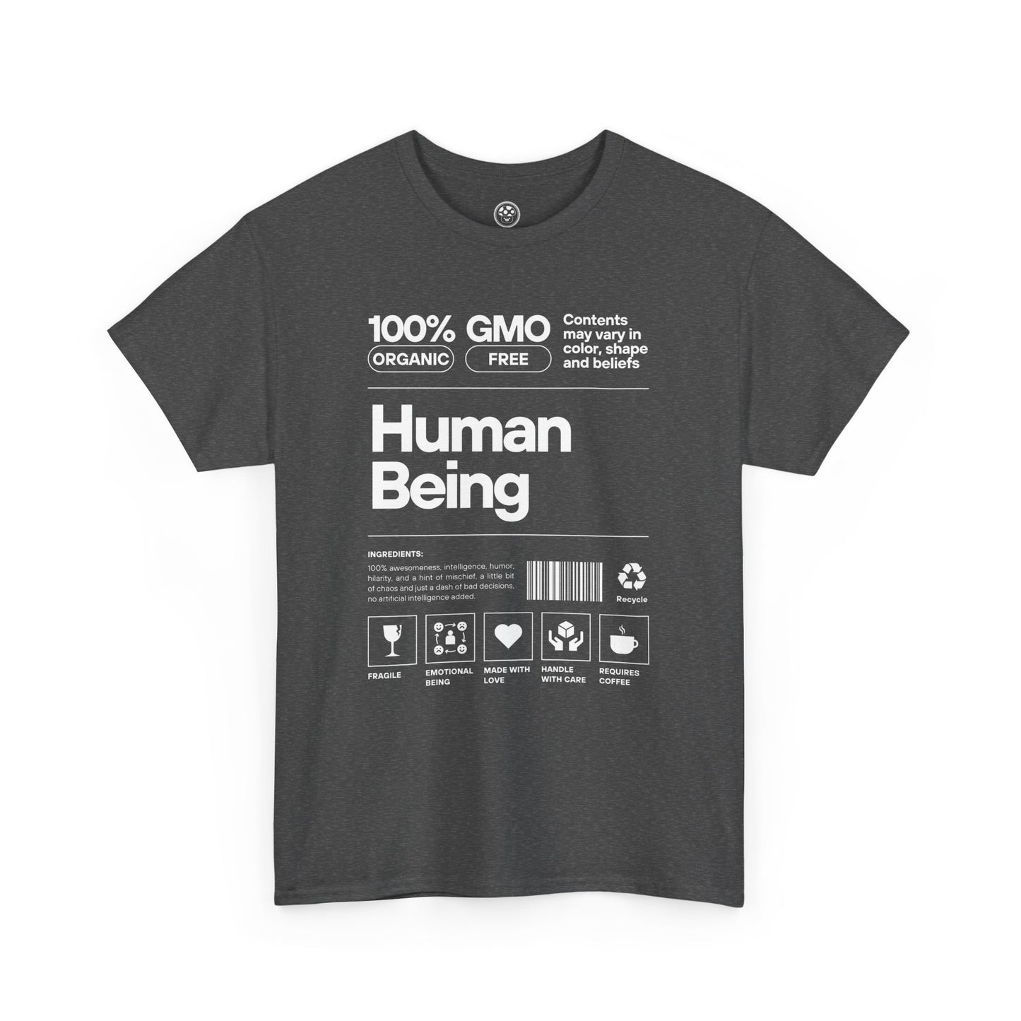 Human Being Spec Sheet Tee (Black)