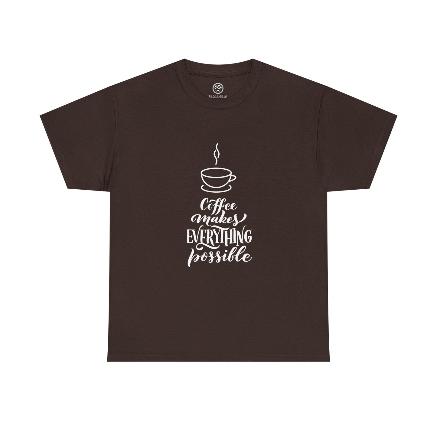 Coffee Makes Everything Possible Tee (Black)