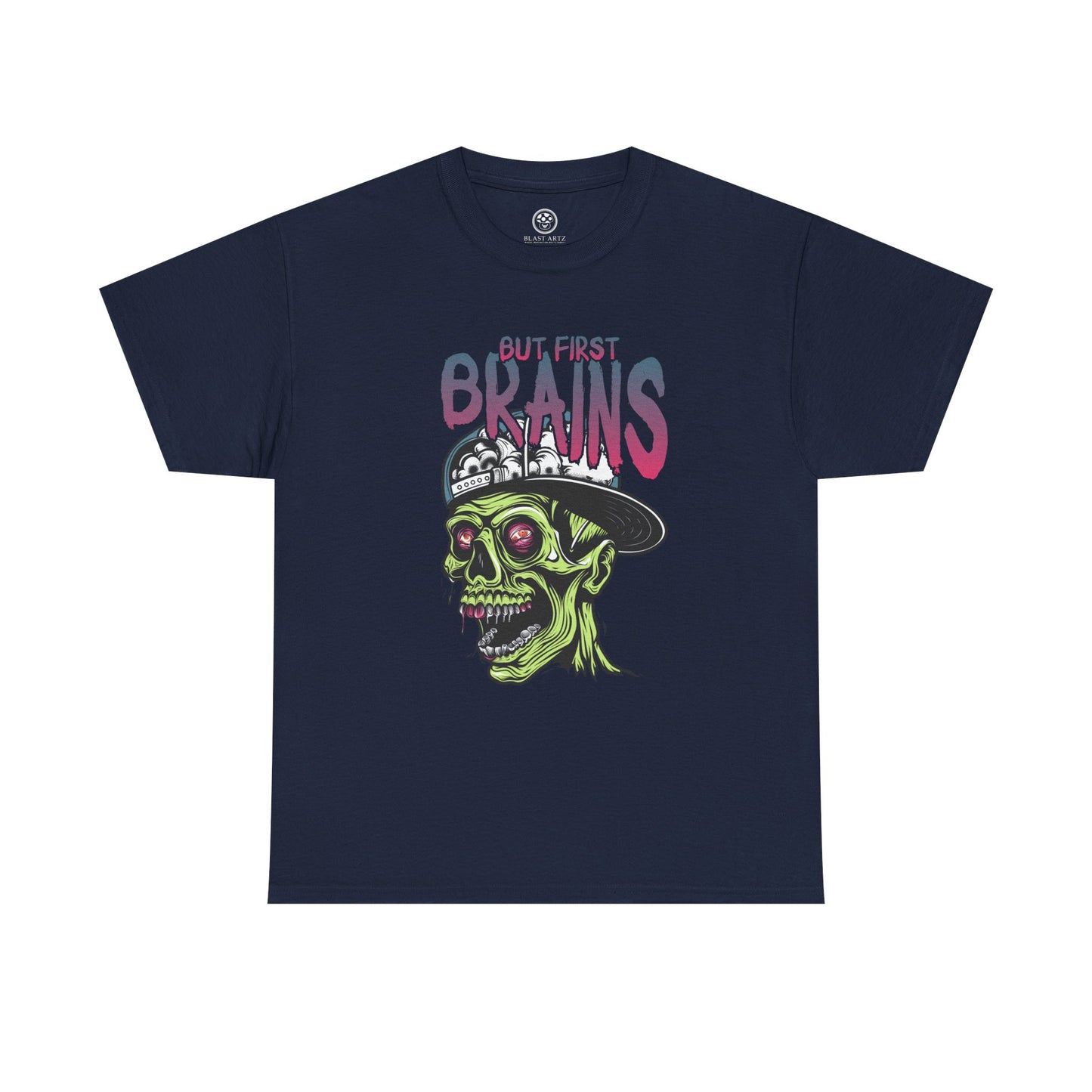 First Brains Zombie Tee – Creepy Horror Undead Shirt