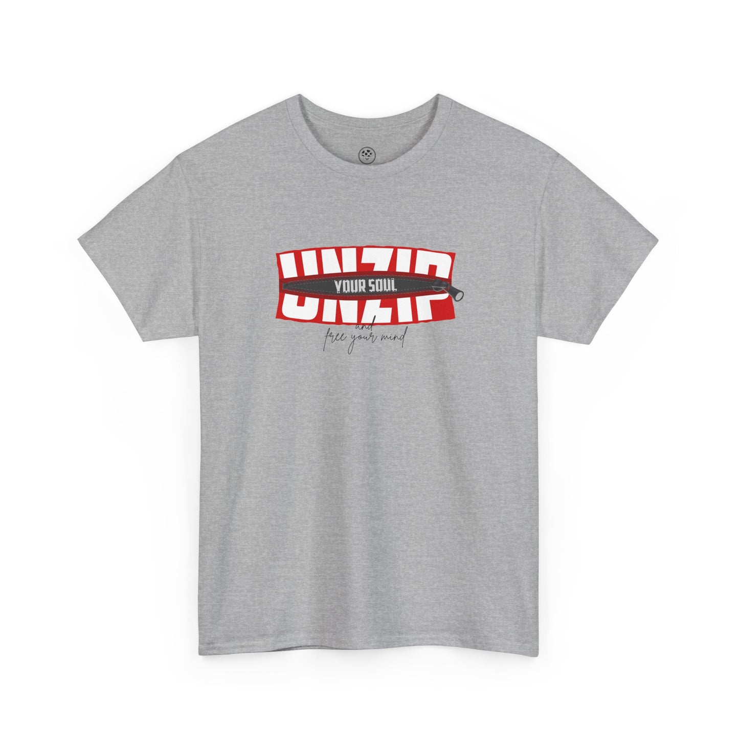 Unzip Your Soul Tee – Bold Graphic Statement Shirt