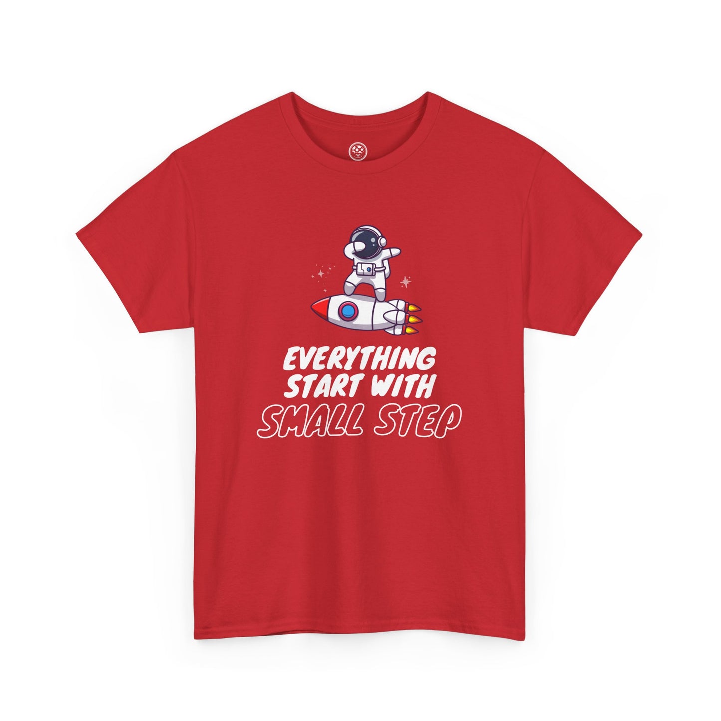 Small Step Astronaut Tee – Motivational Space Shirt