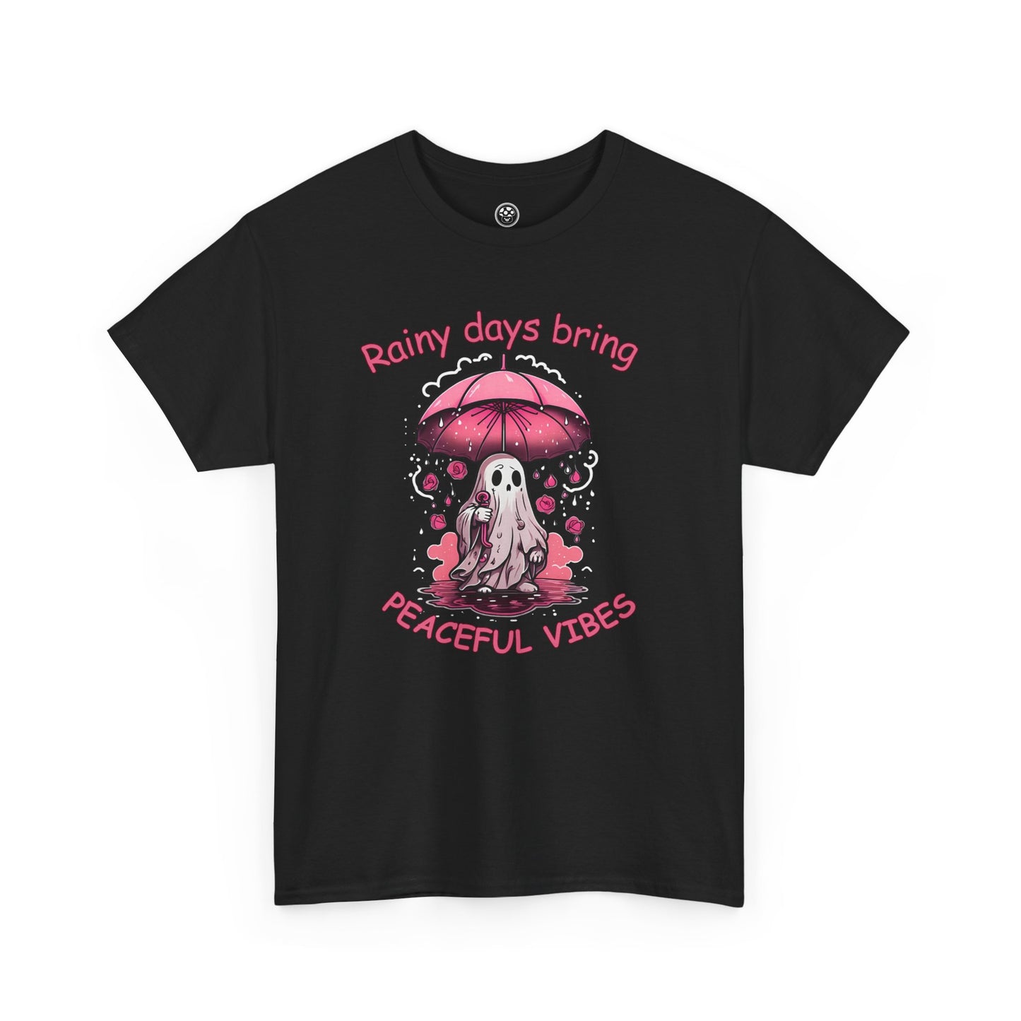 Rainy Day Vibes Tee – Cozy Umbrella Graphic Shirt