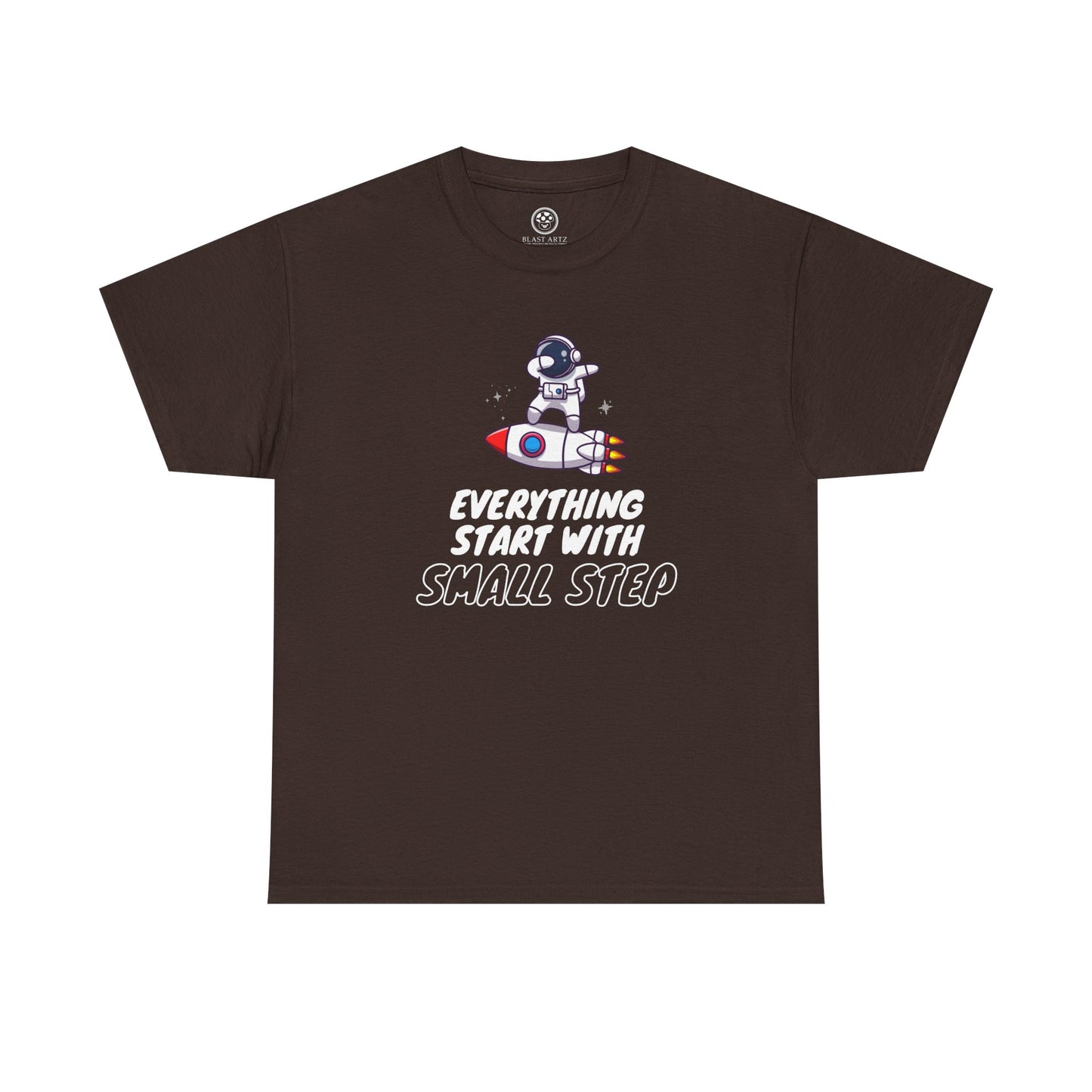 Small Step Astronaut Tee – Motivational Space Shirt