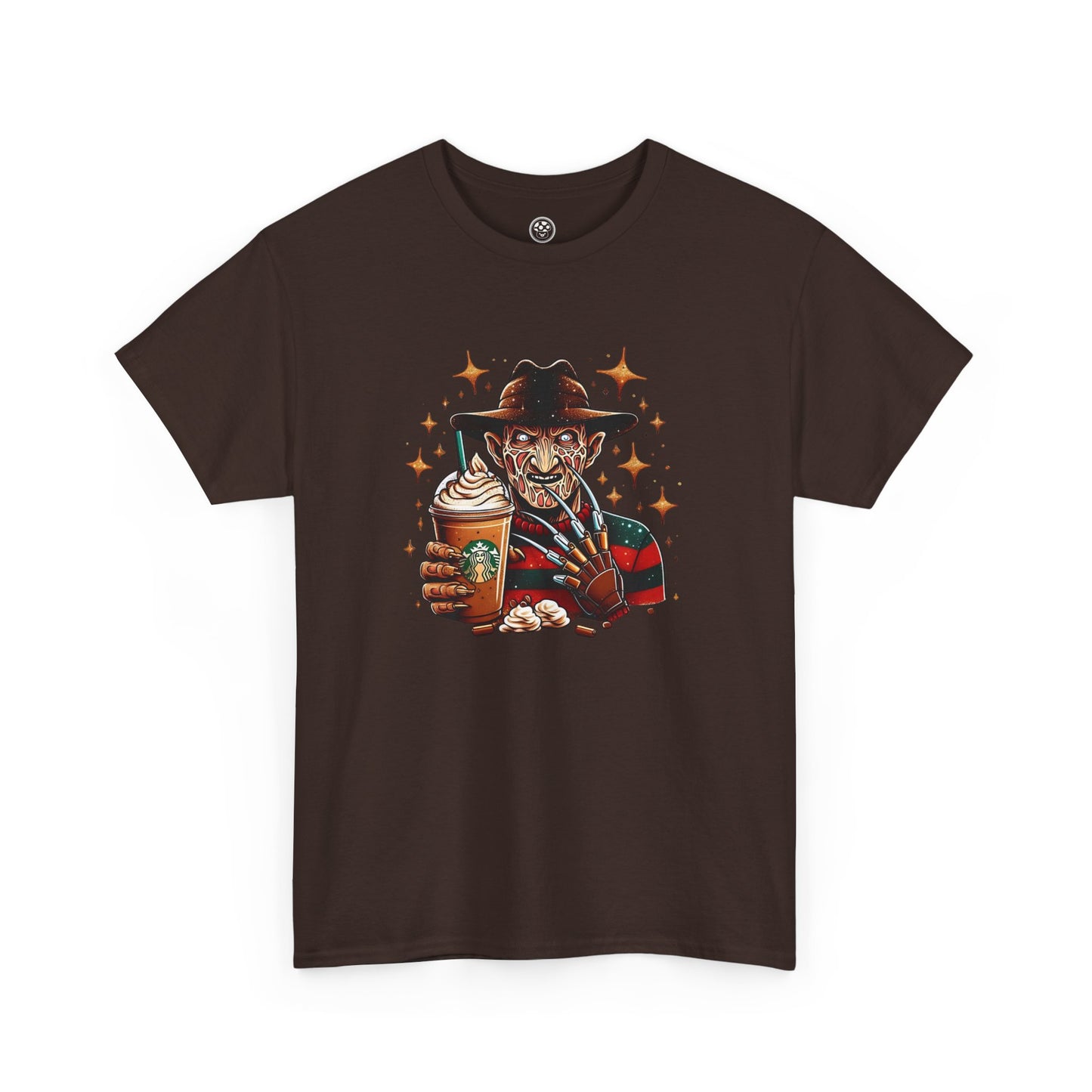 Coffee Nightmare Tee – Horror Parody Latte Lover Shirt