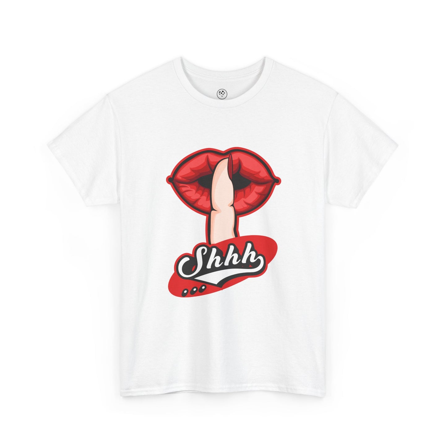 Bold Lips Tee – Silence Statement Graphic Shirt