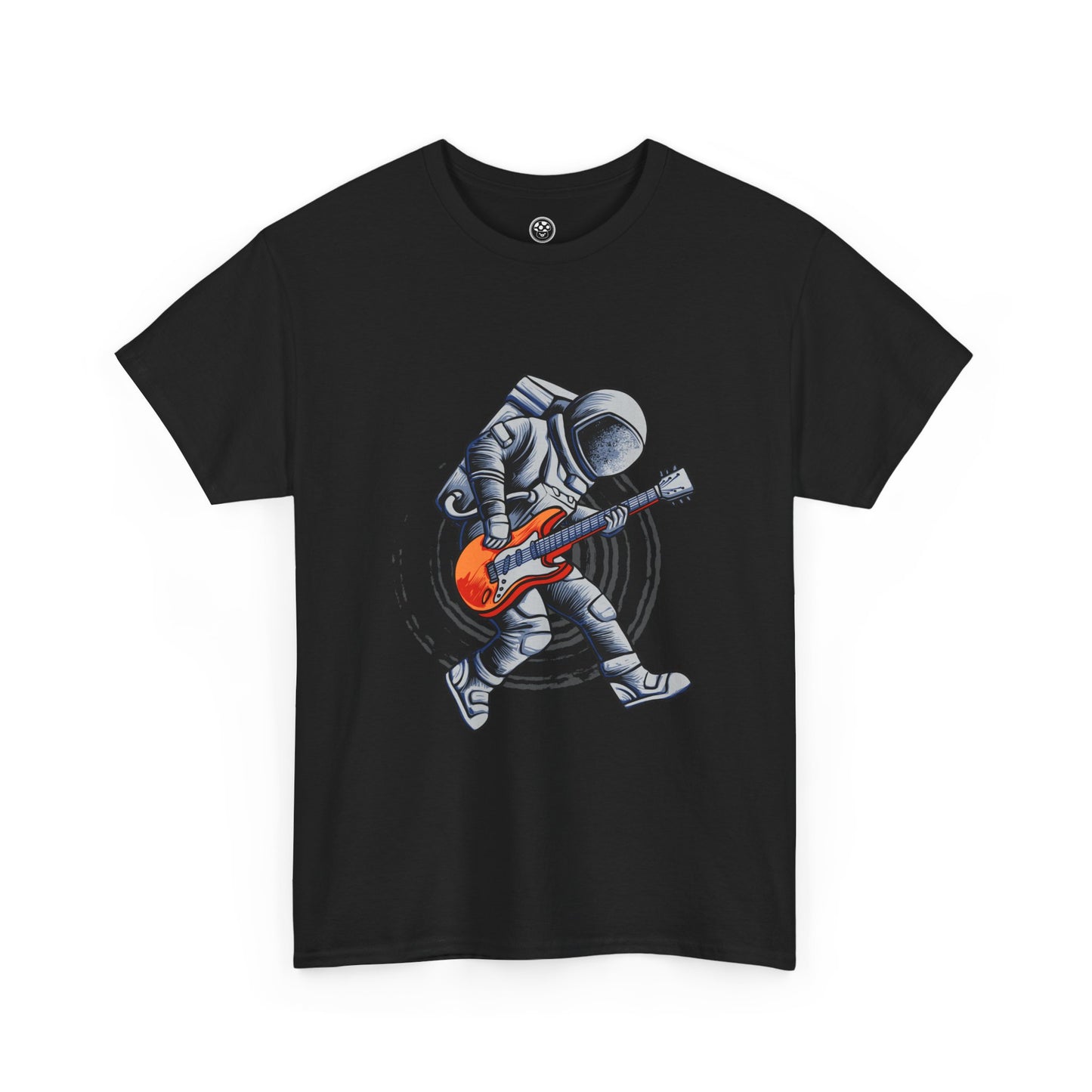 Astronaut Rocking Tee – Space Guitar Player Shirt