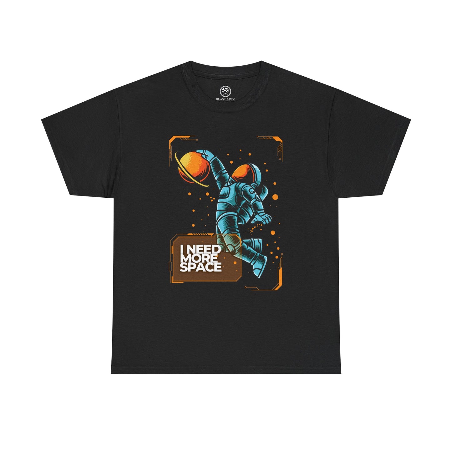 Need More Space Tee – Funny Astronaut Graphic Shirt