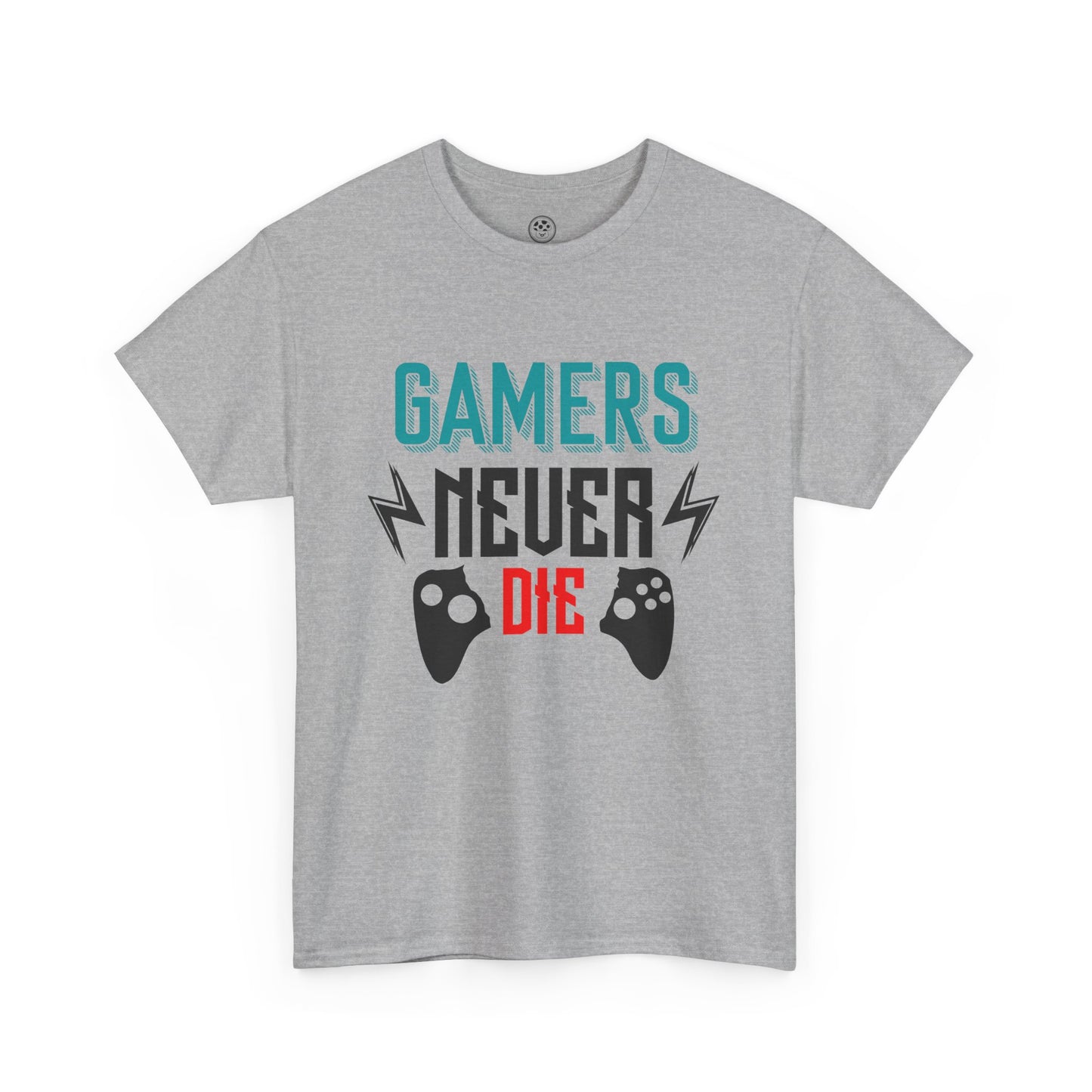 Gamers Never Die Tee – Cool Gaming Shirt