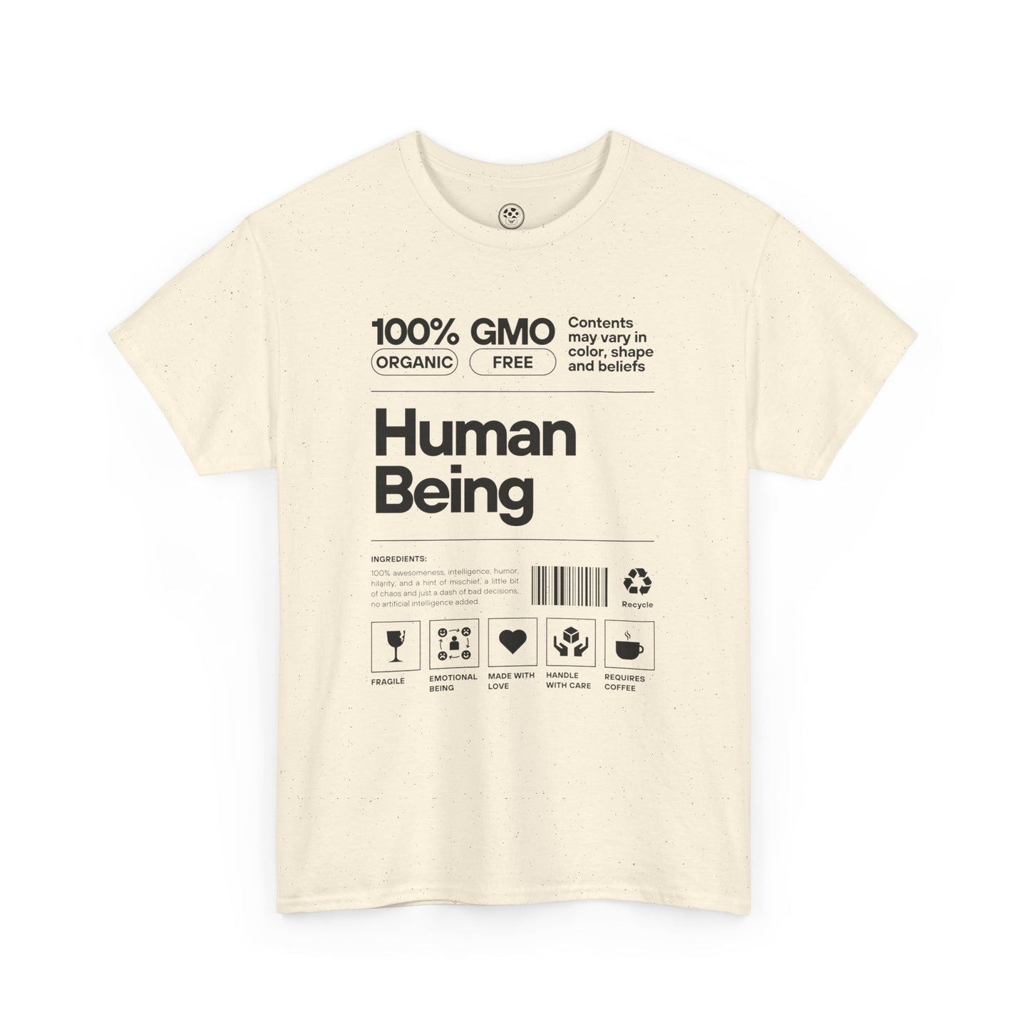 Human Being Spec Sheet Tee (White)
