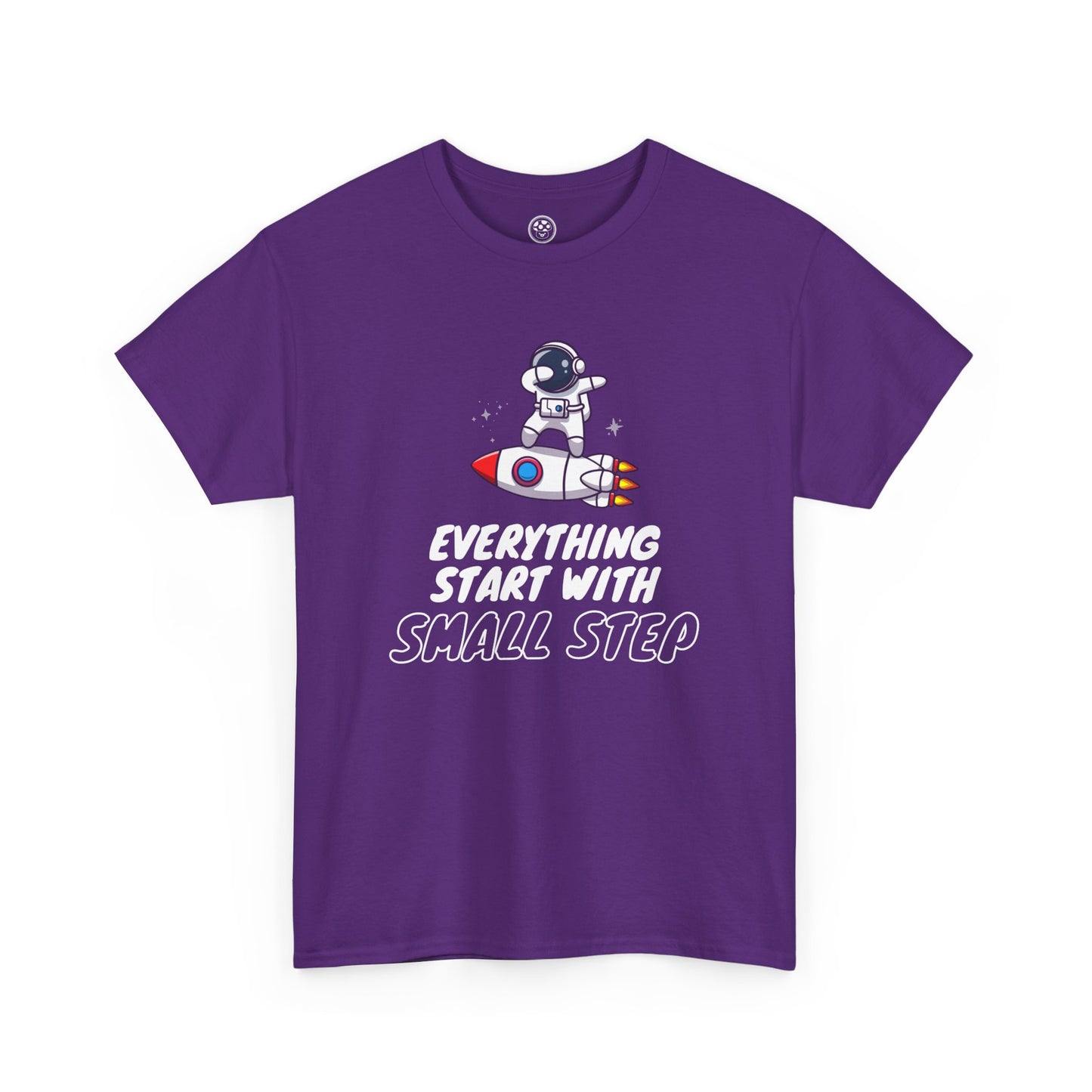 Small Step Astronaut Tee – Motivational Space Shirt