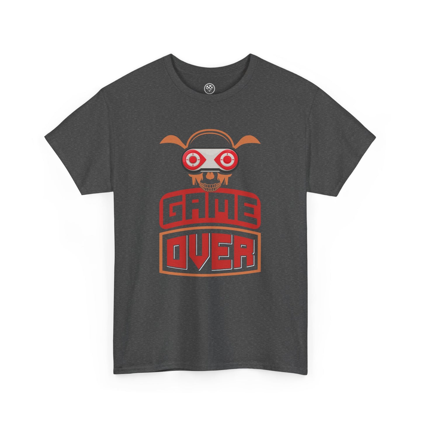 Retro Game Over Skull Tee – Funny Gamer Shirt