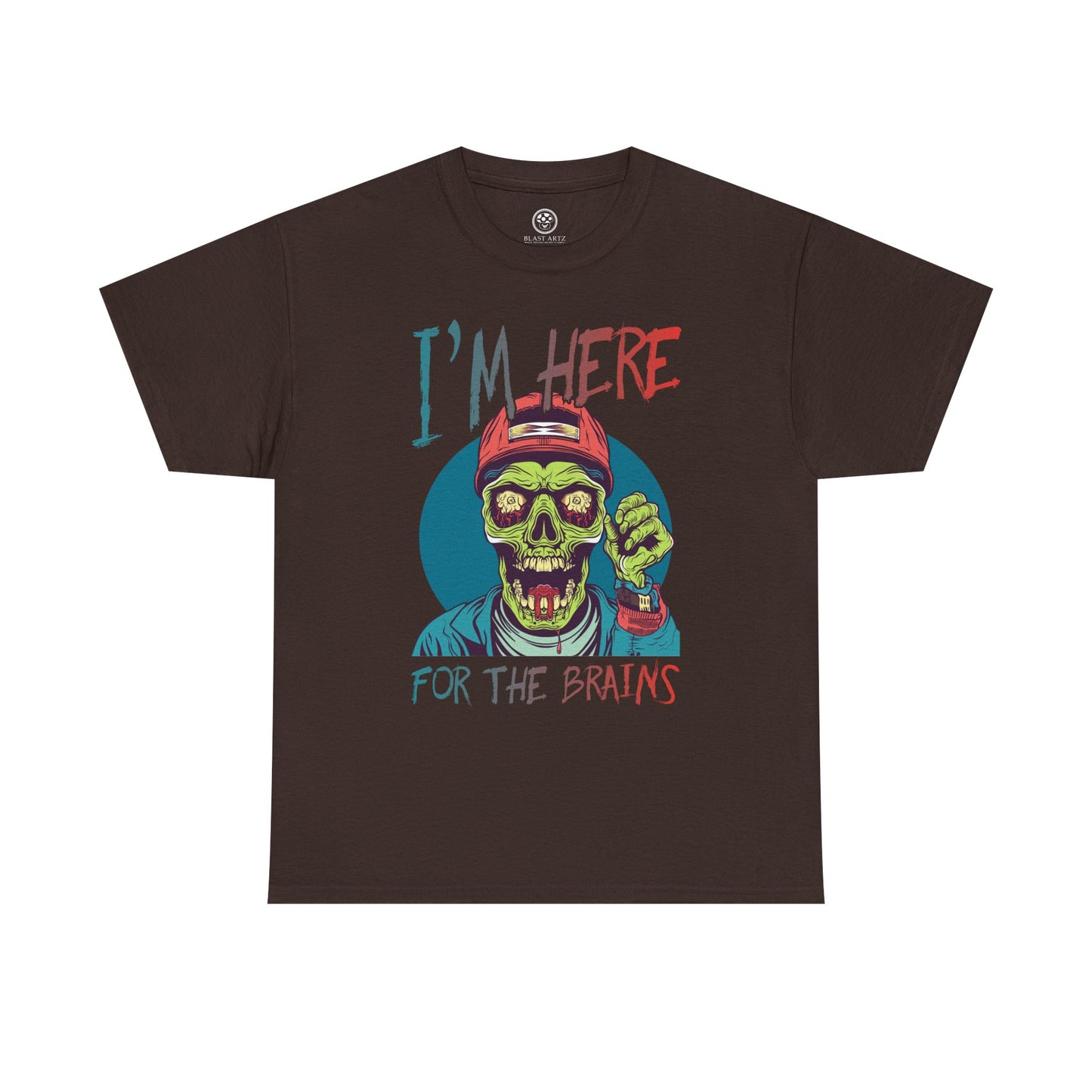 Love of Brains Zombie Tee – Creepy Undead Horror T-Shirt