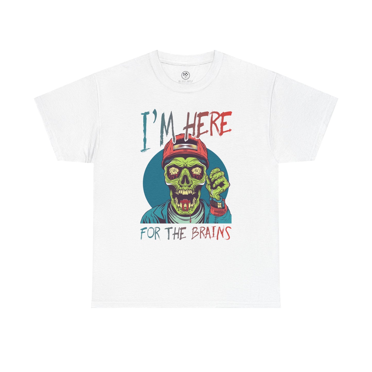 Love of Brains Zombie Tee – Creepy Undead Horror T-Shirt