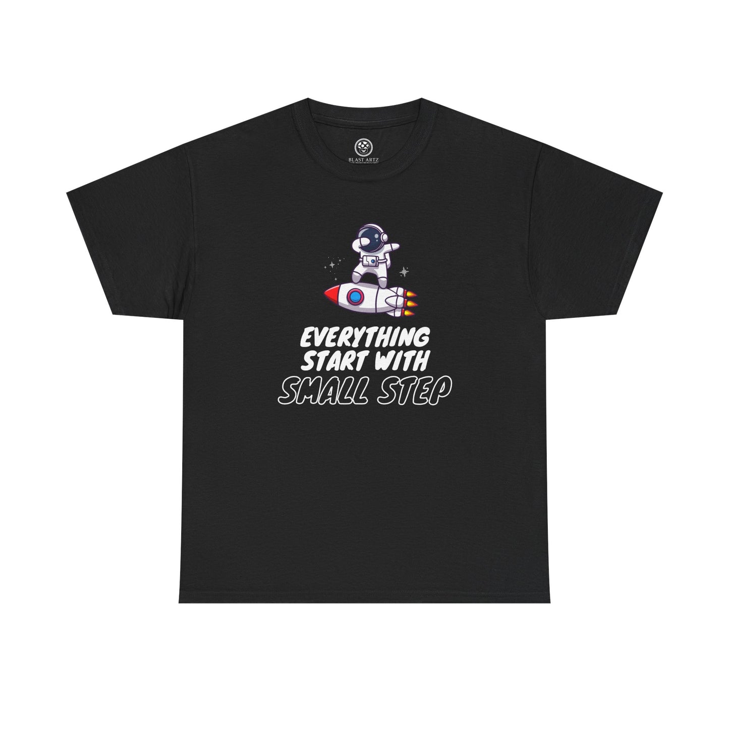 Small Step Astronaut Tee – Motivational Space Shirt
