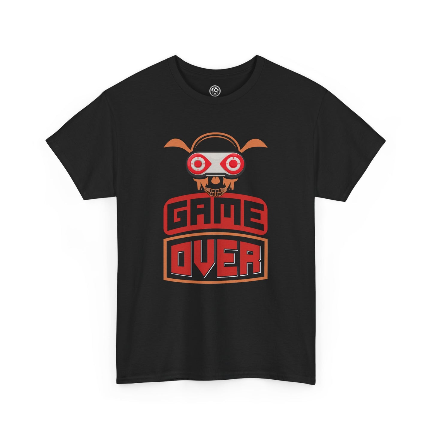 Retro Game Over Skull Tee – Funny Gamer Shirt