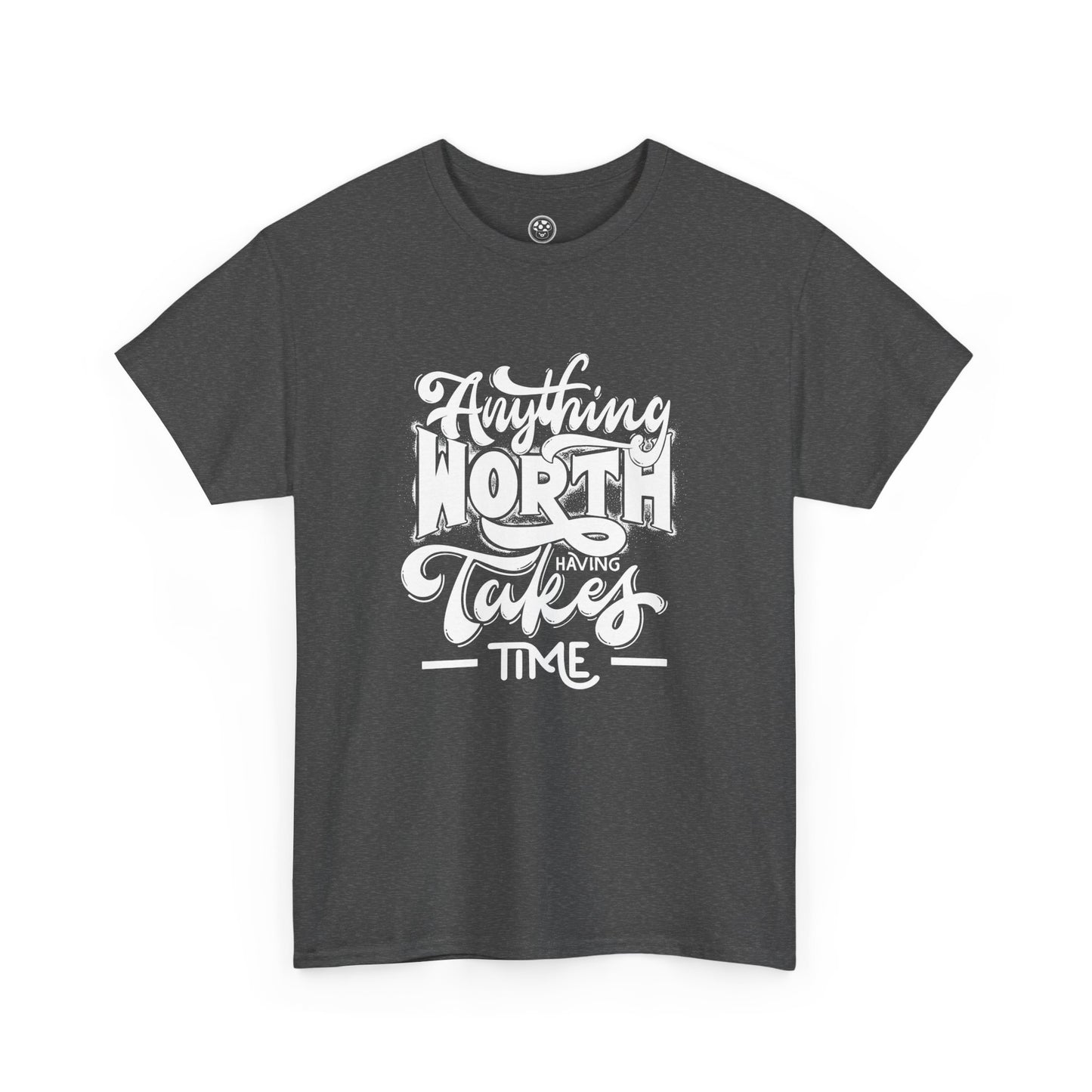 Worth Having Black Tee – Motivational Gaming Shirt