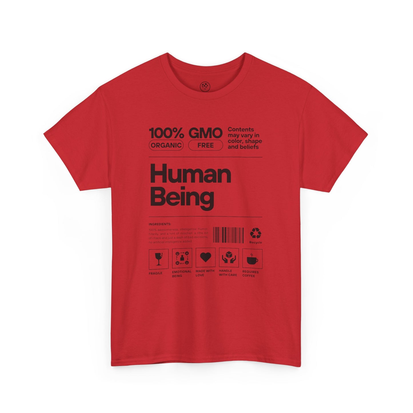Human Being Spec Sheet Tee (White)