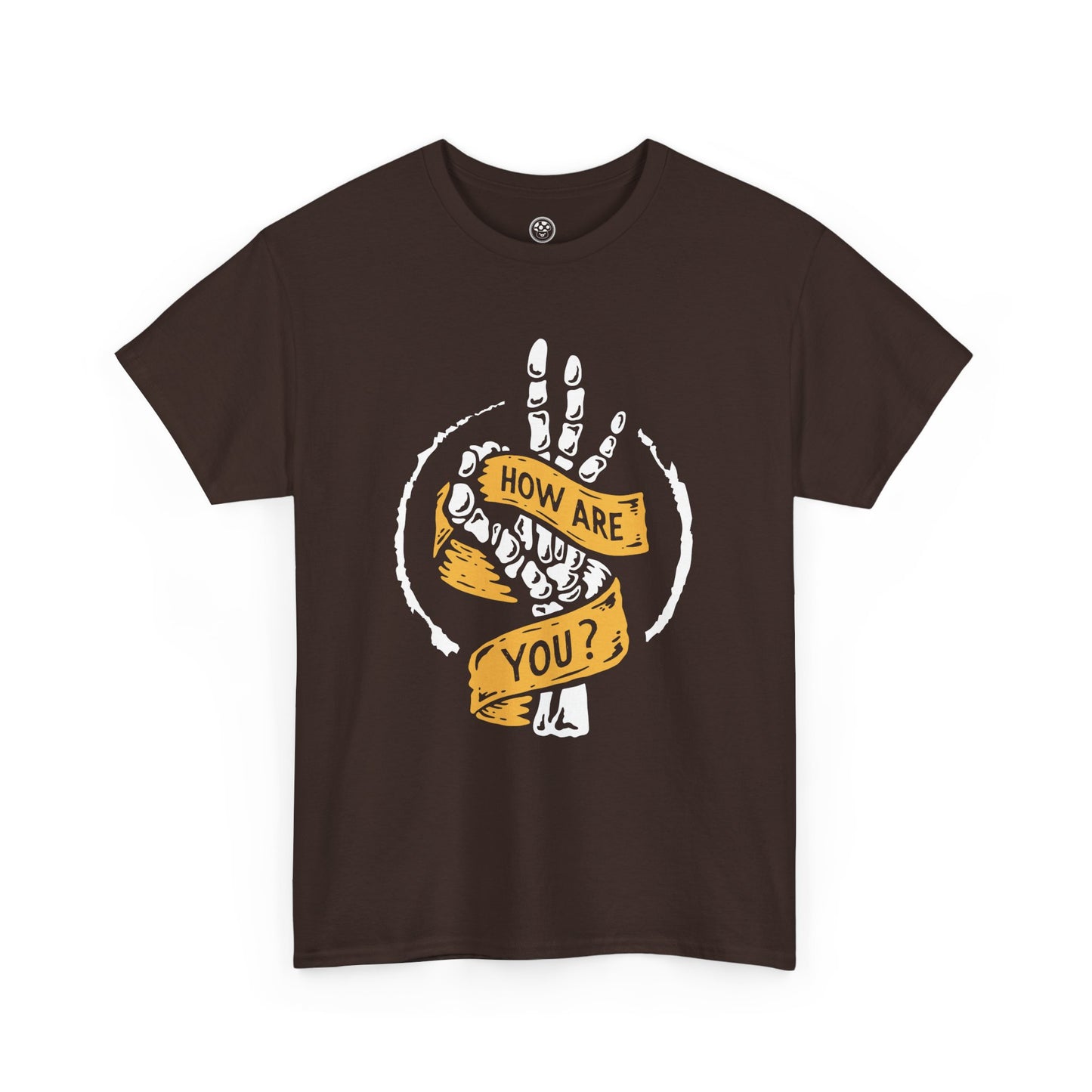 How Are You Tee – Skeleton Hand Shirt