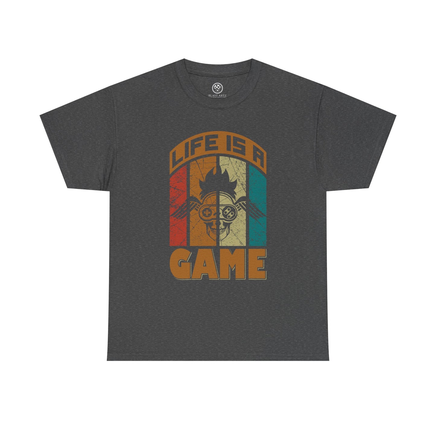 Life is a Game Tee – Retro Gamer Graphic Shirt