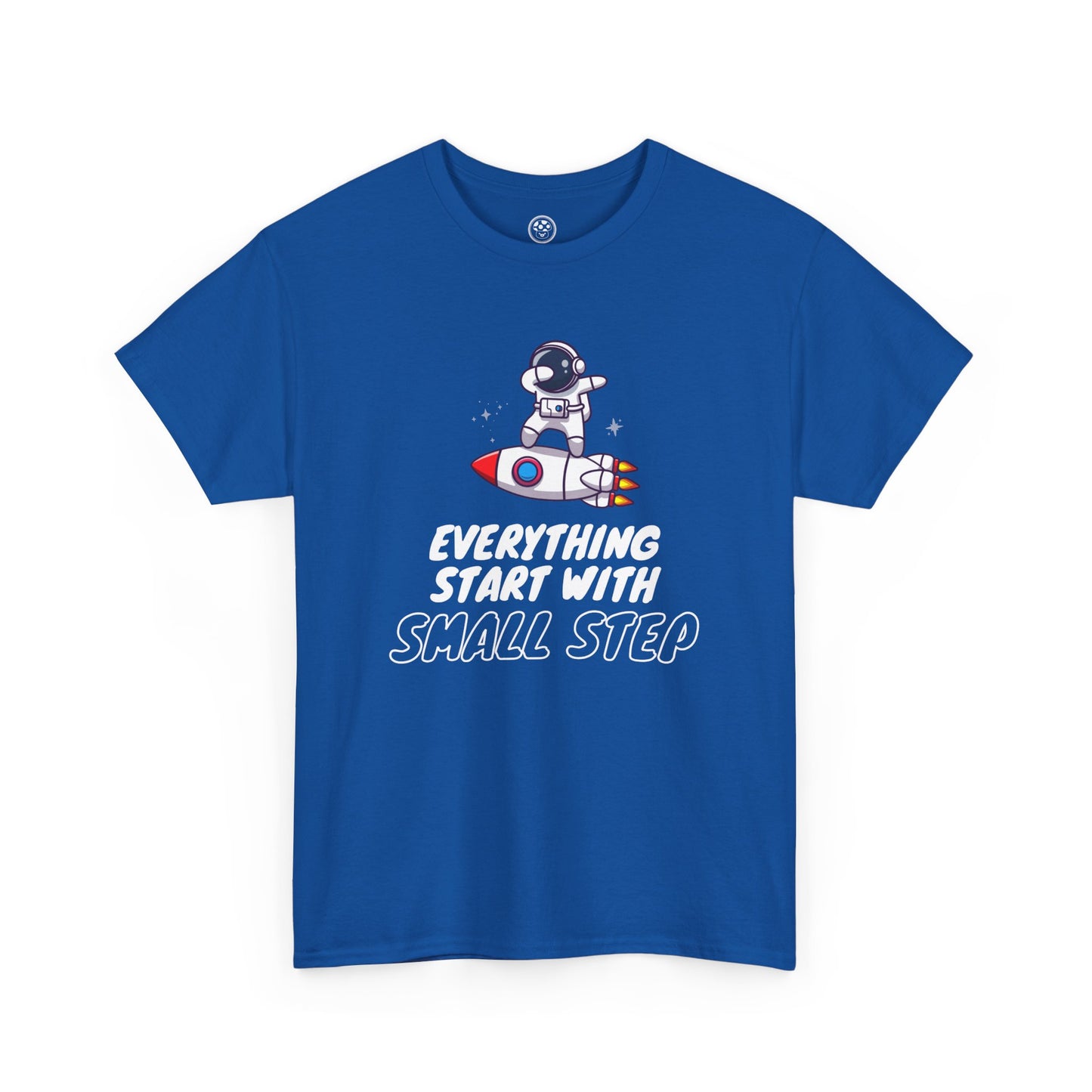 Small Step Astronaut Tee – Motivational Space Shirt