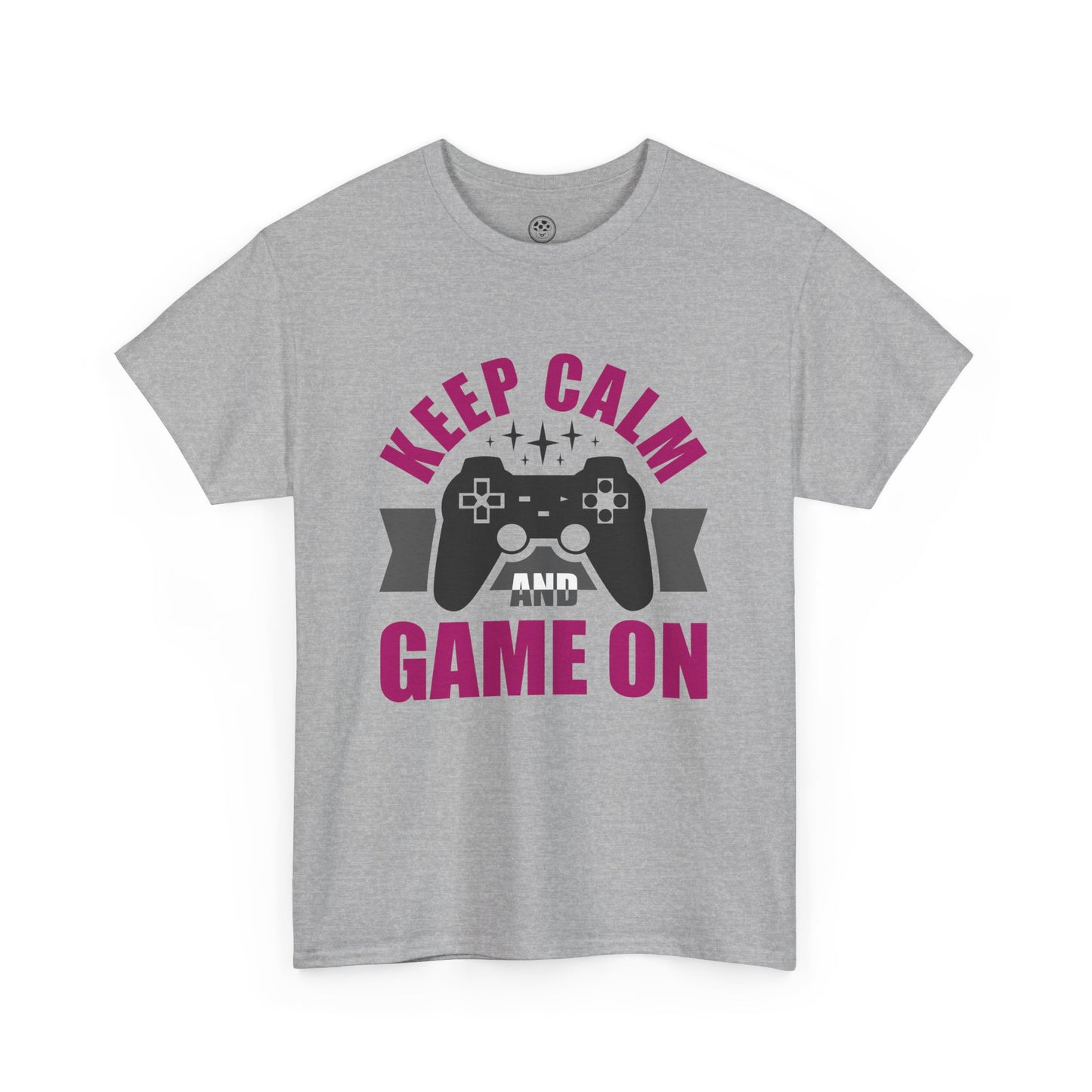 Keep Calm and Game On Tee - Gamer Motivation Shirt