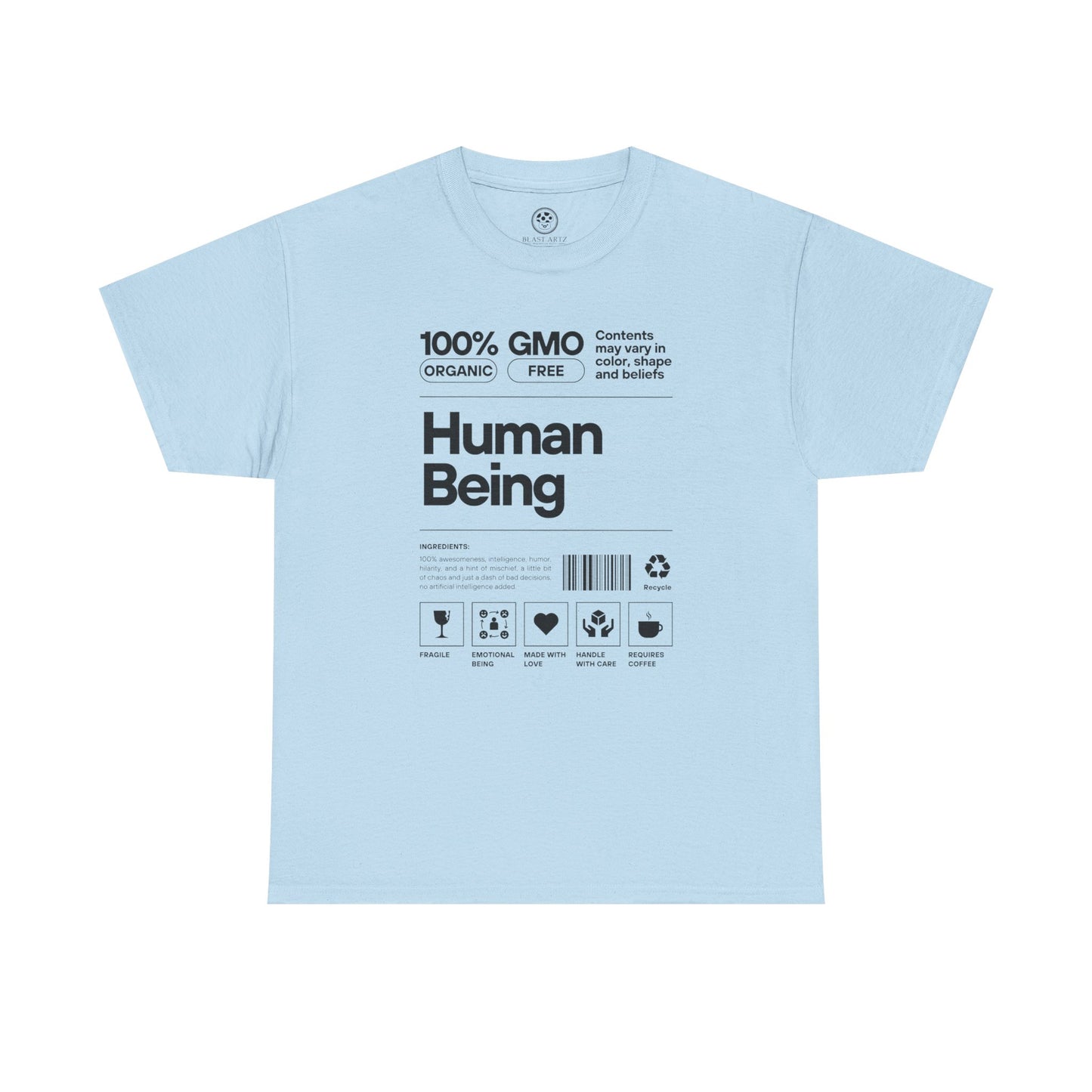 Human Being Spec Sheet Tee (White)