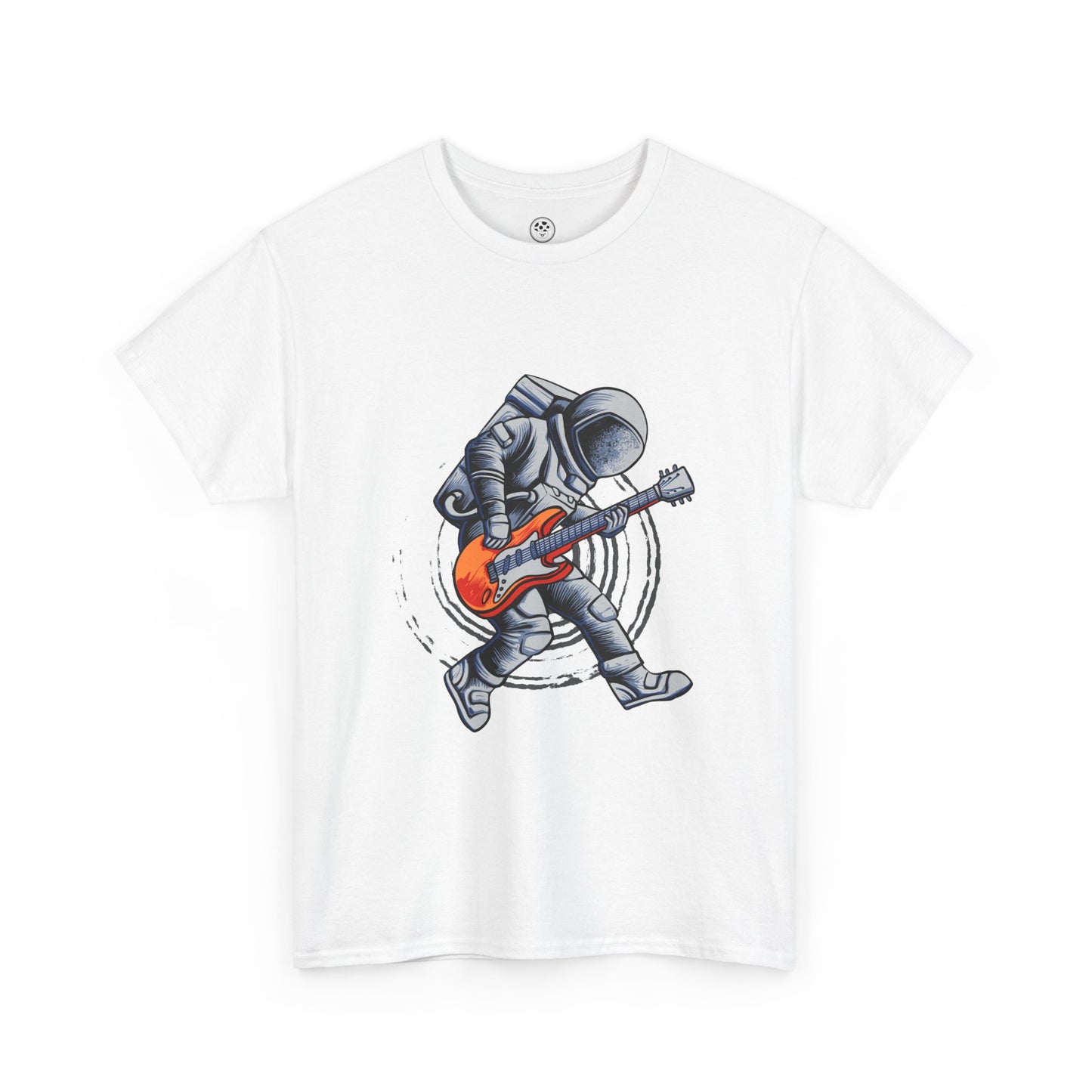 Astronaut Rocking Tee – Space Guitar Player Shirt