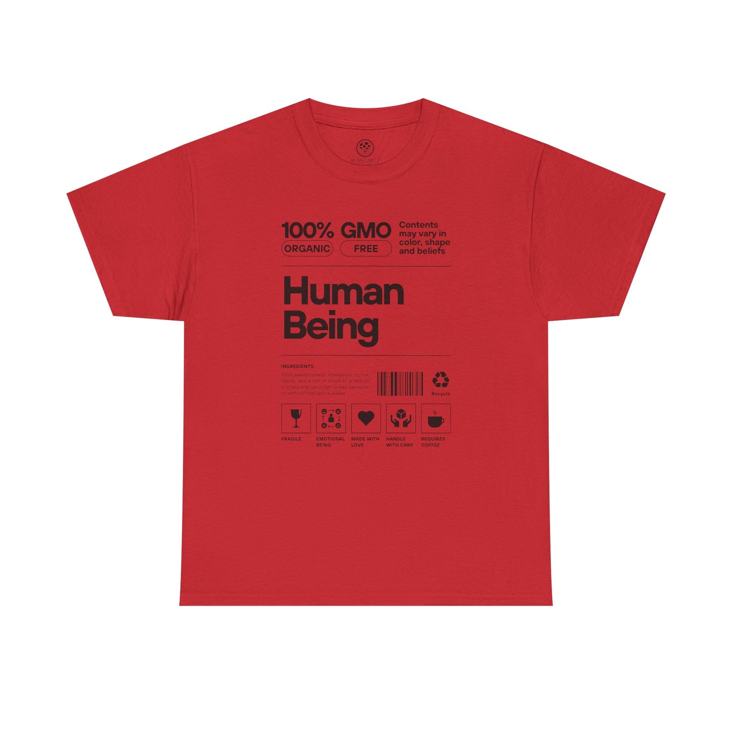 Human Being Spec Sheet Tee (White)