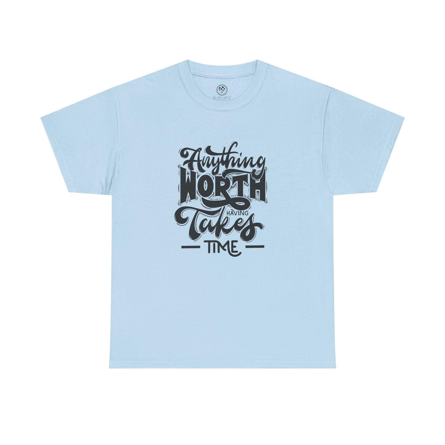 Worth Having White Tee – Motivational Gaming Shirt