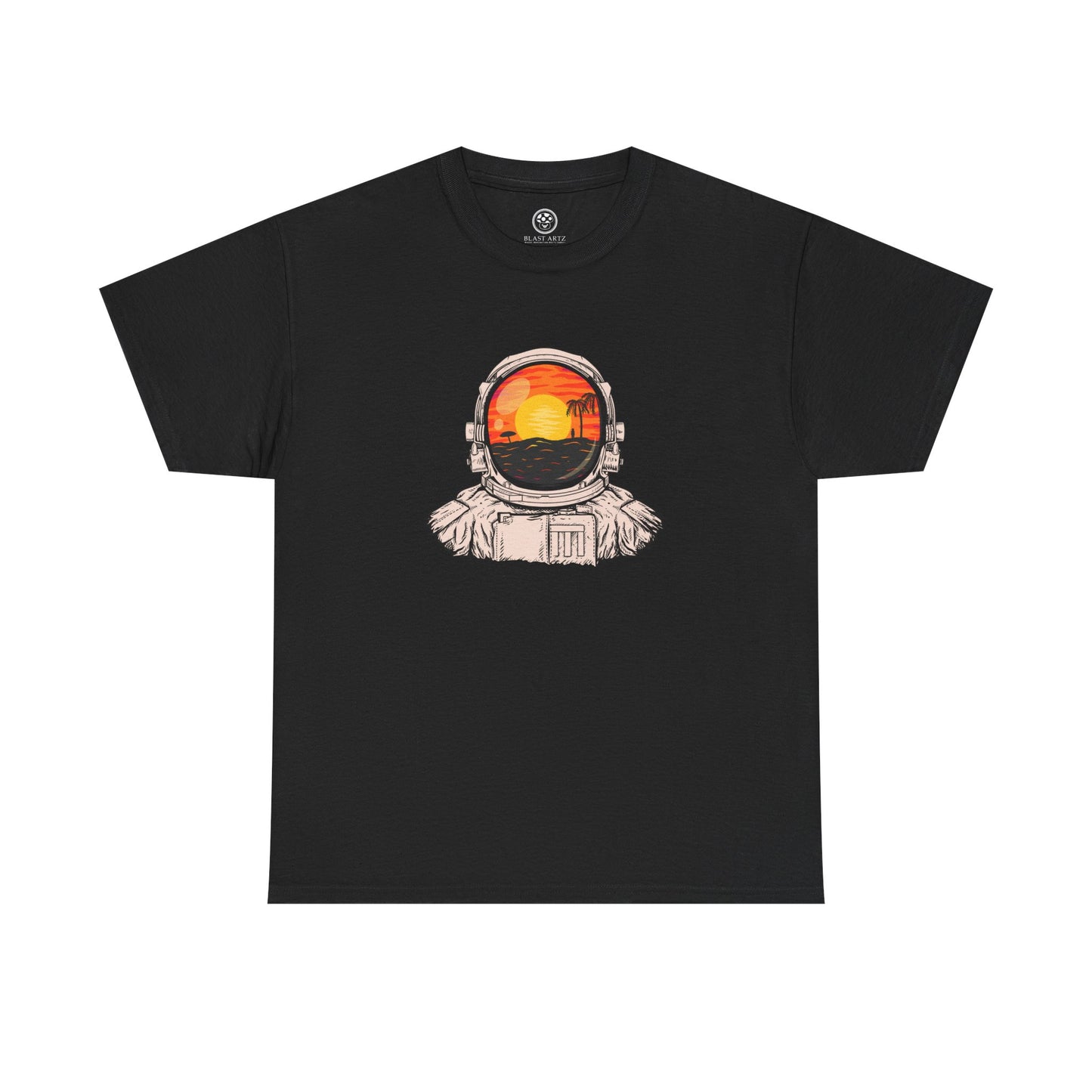 Astronaut Beach T-Shirt – Summer Space Explorer Tee